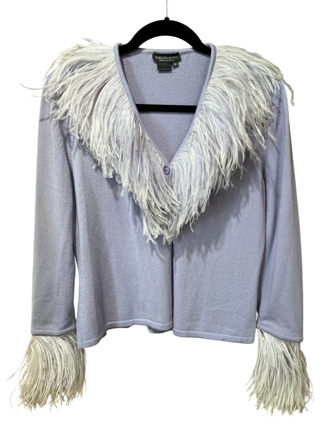 Rebecca Moses Strickjacke 38/ M Flieder Sehr gut