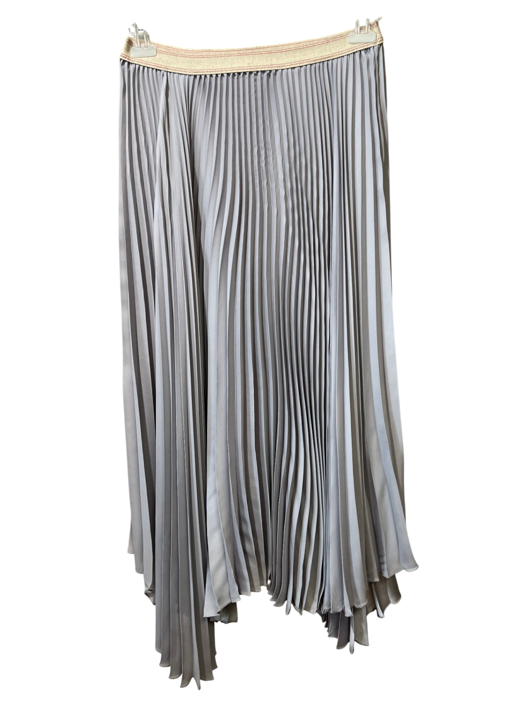 Peacock Blue Pliseerock Silbergrau Sehr gut