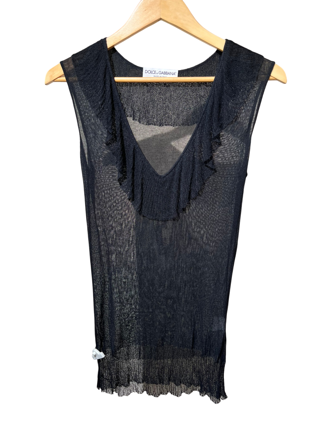 Dolce & Gabbana Stricktop 36 Schwarz Neu ohne Etikett