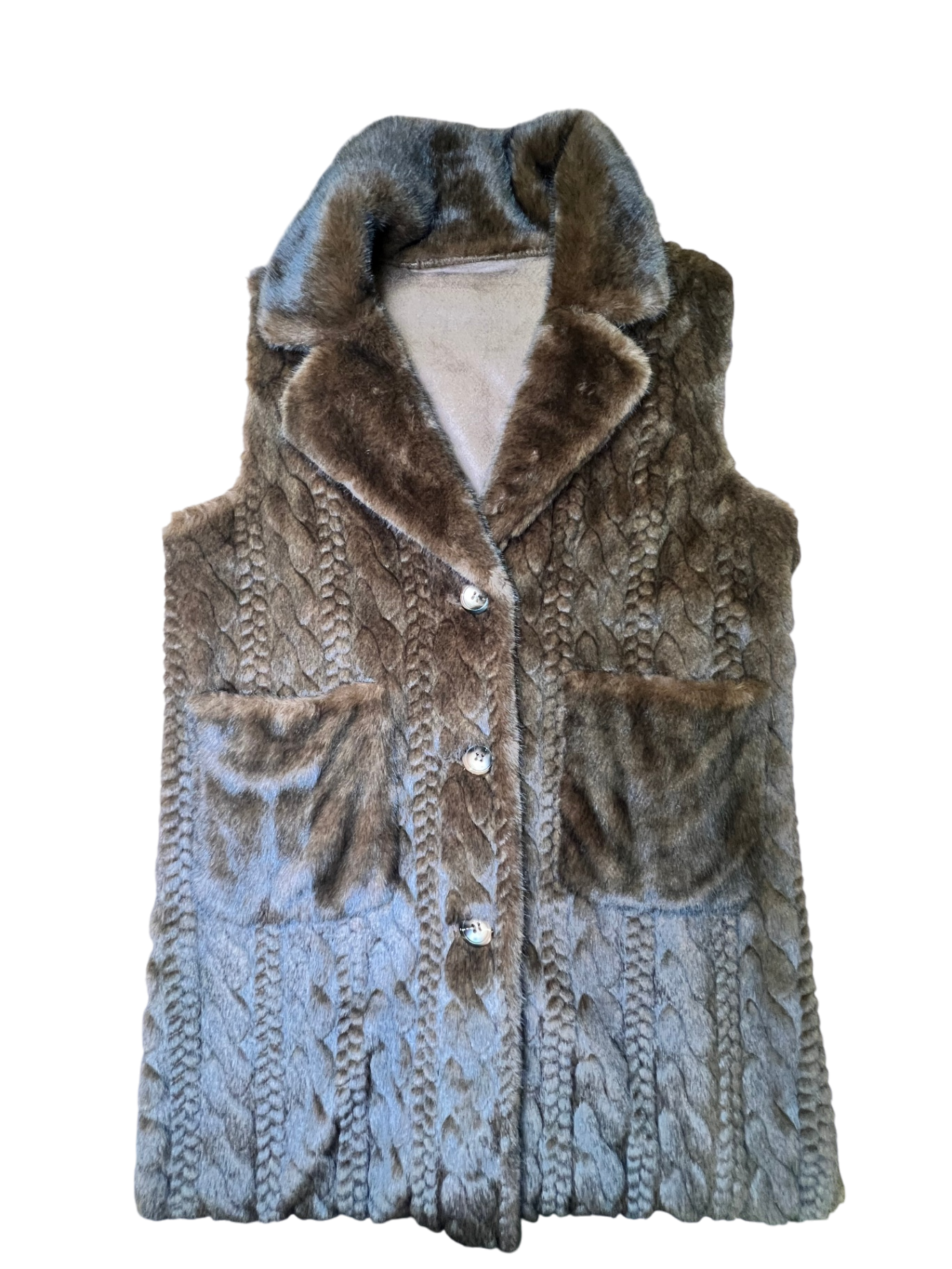 NoName Mantel 40 Braun NEU