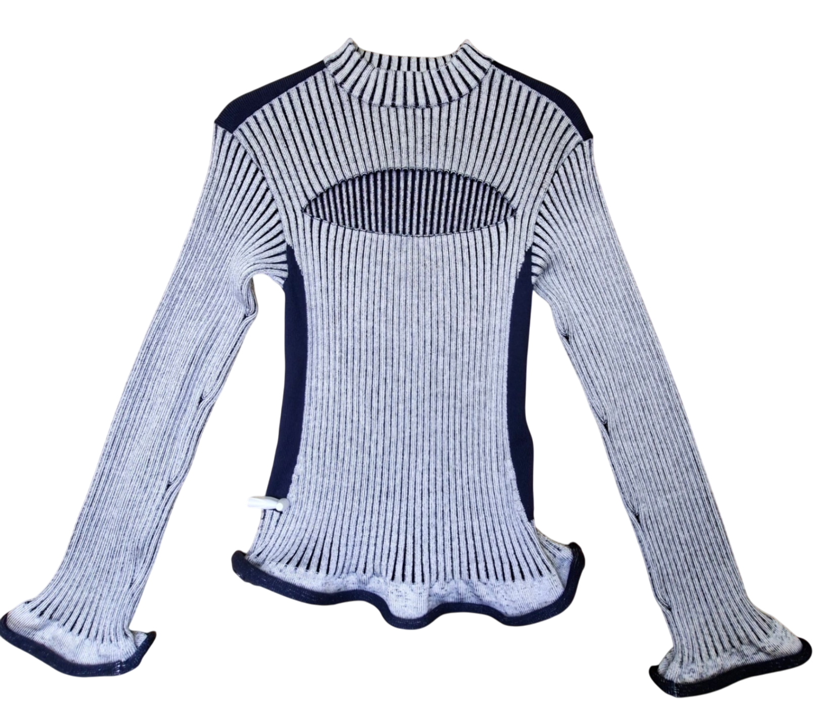 Louis Vuitton Zweiteiler 36 Silbergrau und Dunkelblau Neu ohne Etikett