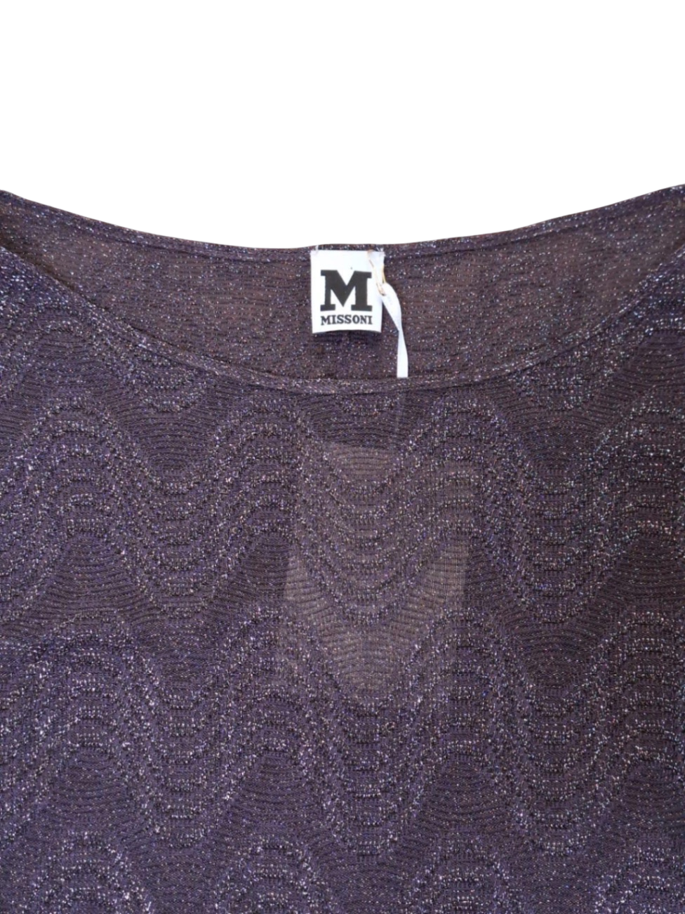 Missoni Kleid 38/ M Aubergine/Braun mit Glitzereffekt Sehr gut