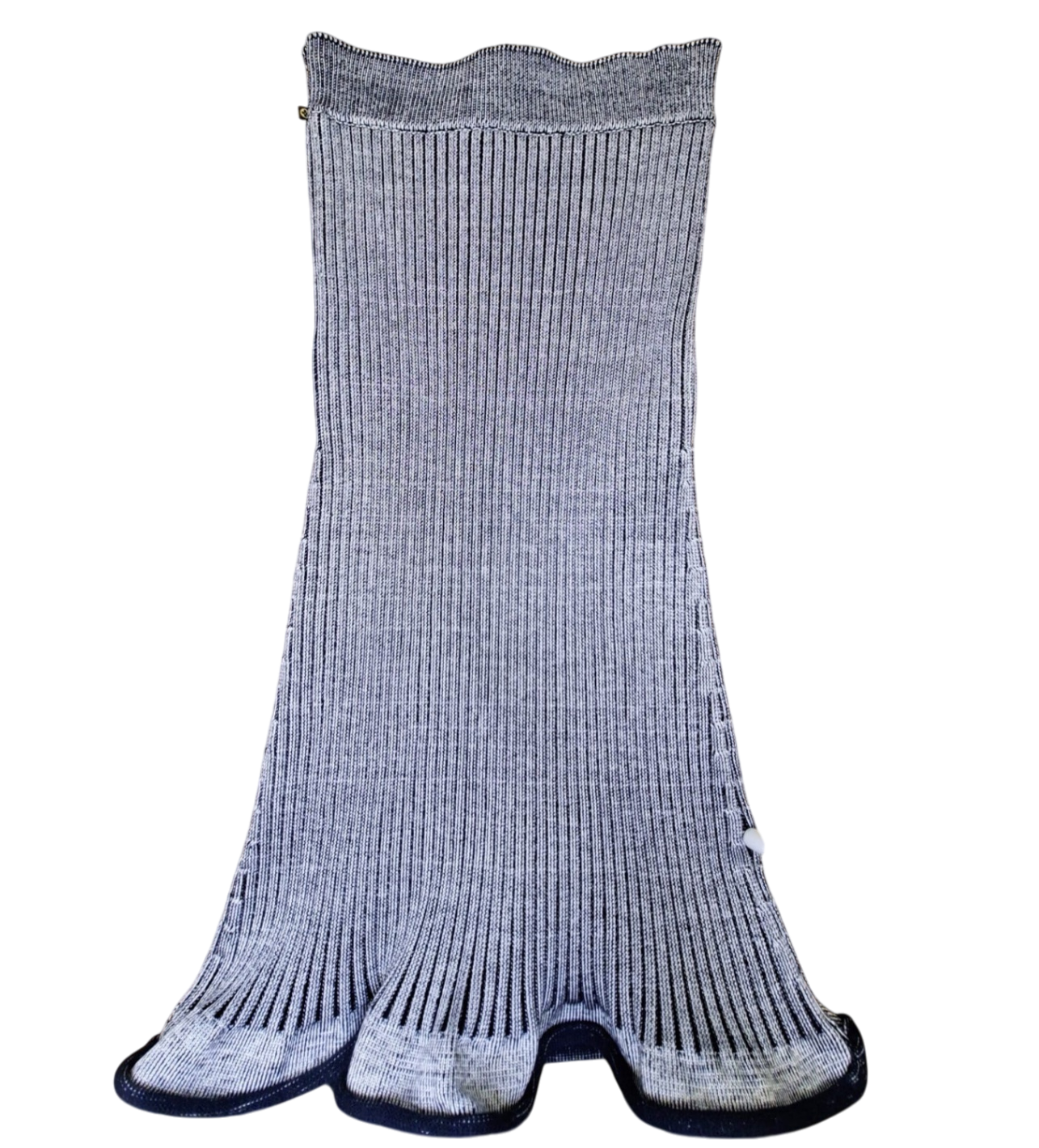 Louis Vuitton Zweiteiler 36 Silbergrau und Dunkelblau Neu ohne Etikett