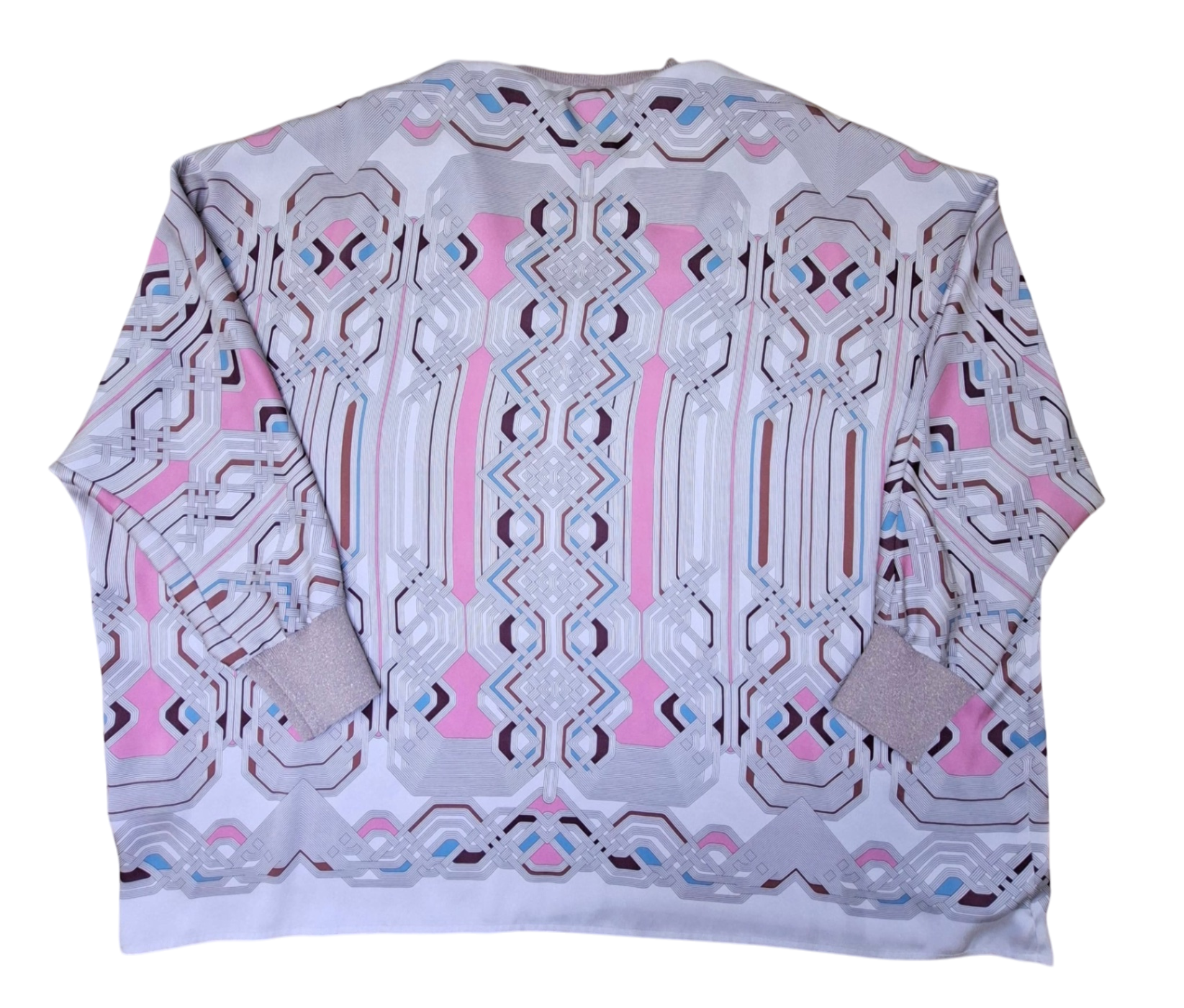 IVI BluseBluse 38/ M Rosa, Grau, Braun, Blau, Weiß Neu ohne Etikett