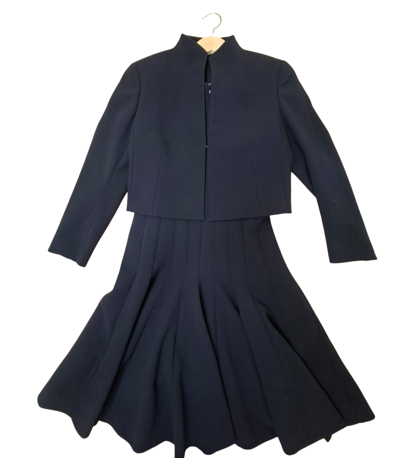 Akris Kleid mit Jacke 36 Schwarz Sehr gut