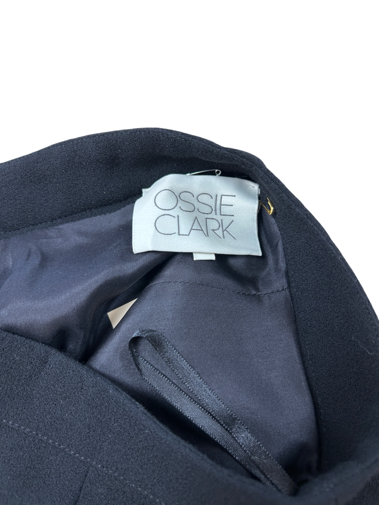 Ossie Clark Rock 36 Schwarz Neu mit Etikett