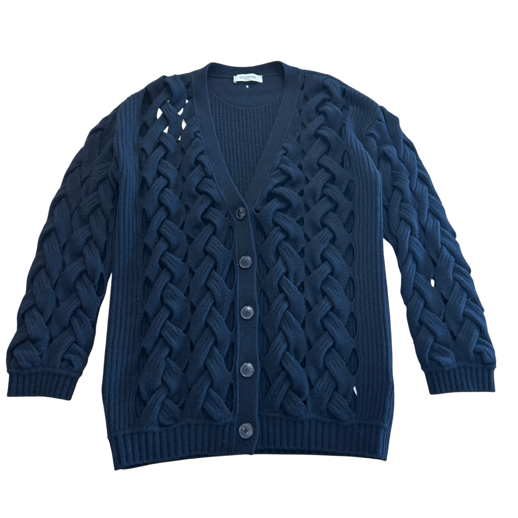 Valentino Strickjacke 38 Schwarz