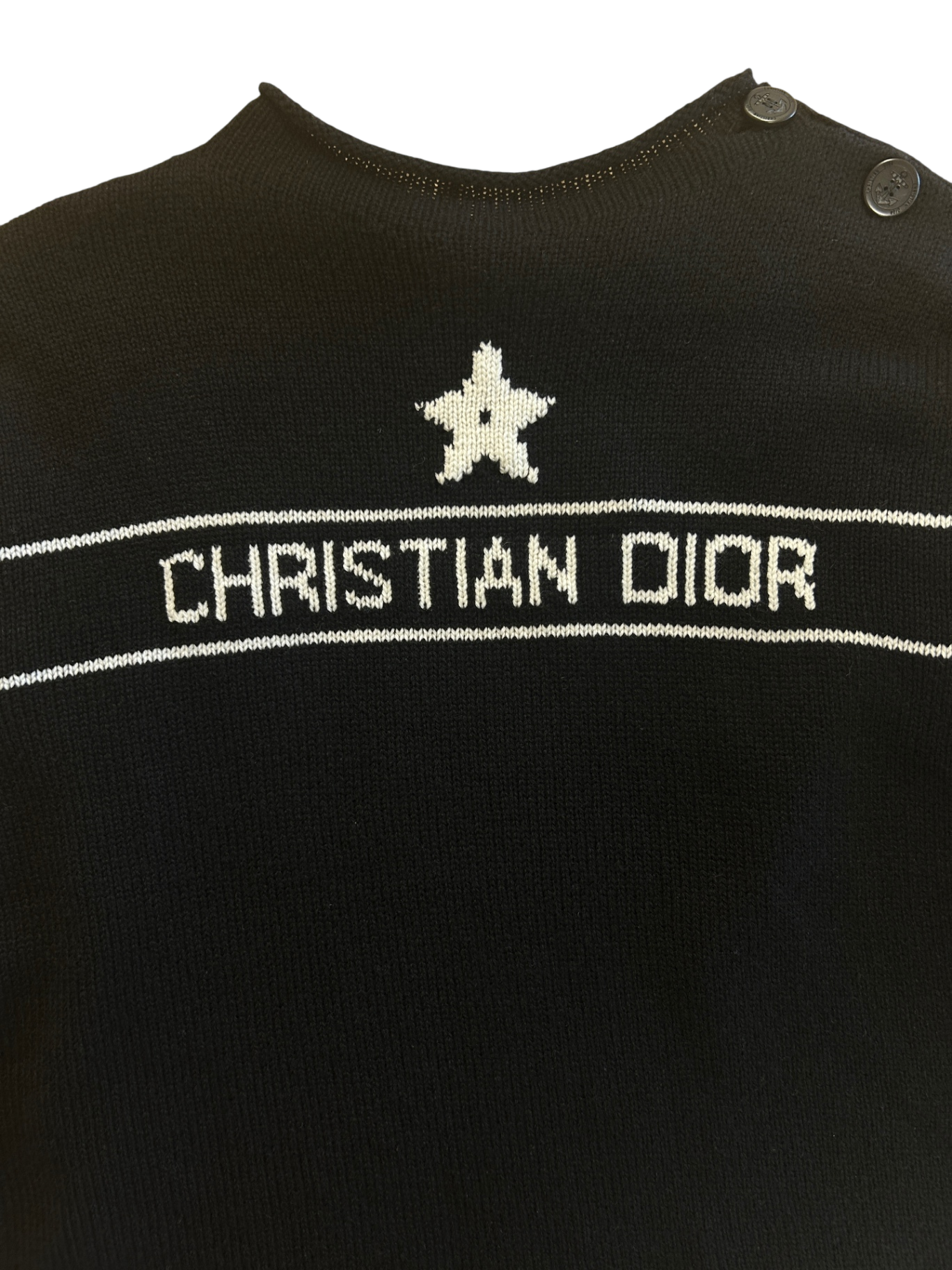 Christian Dior Strickpullover 38/ M Schwarz NEU
