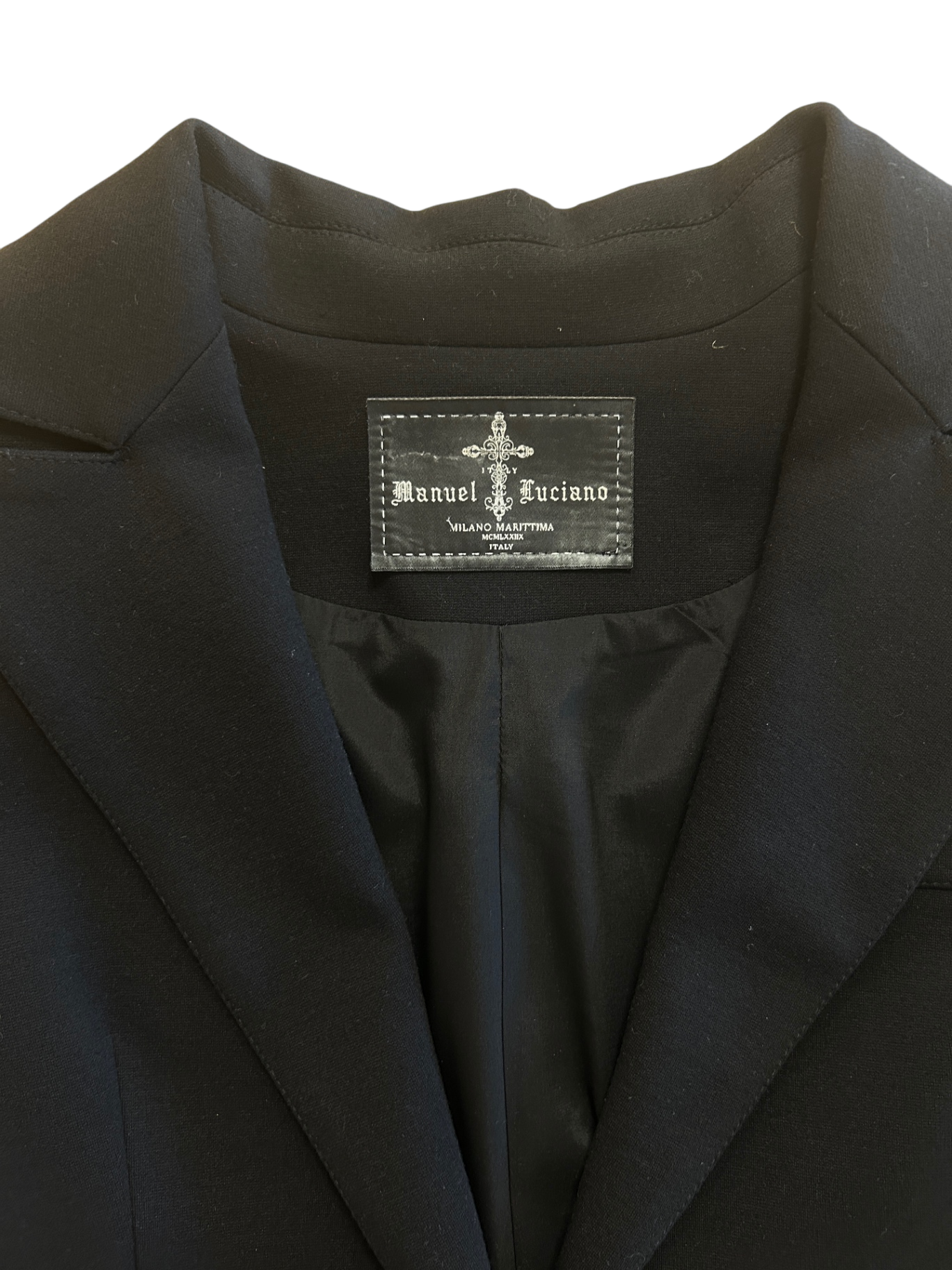 Manuel Luciano Blazer 38/ M Schwarz Sehr gut