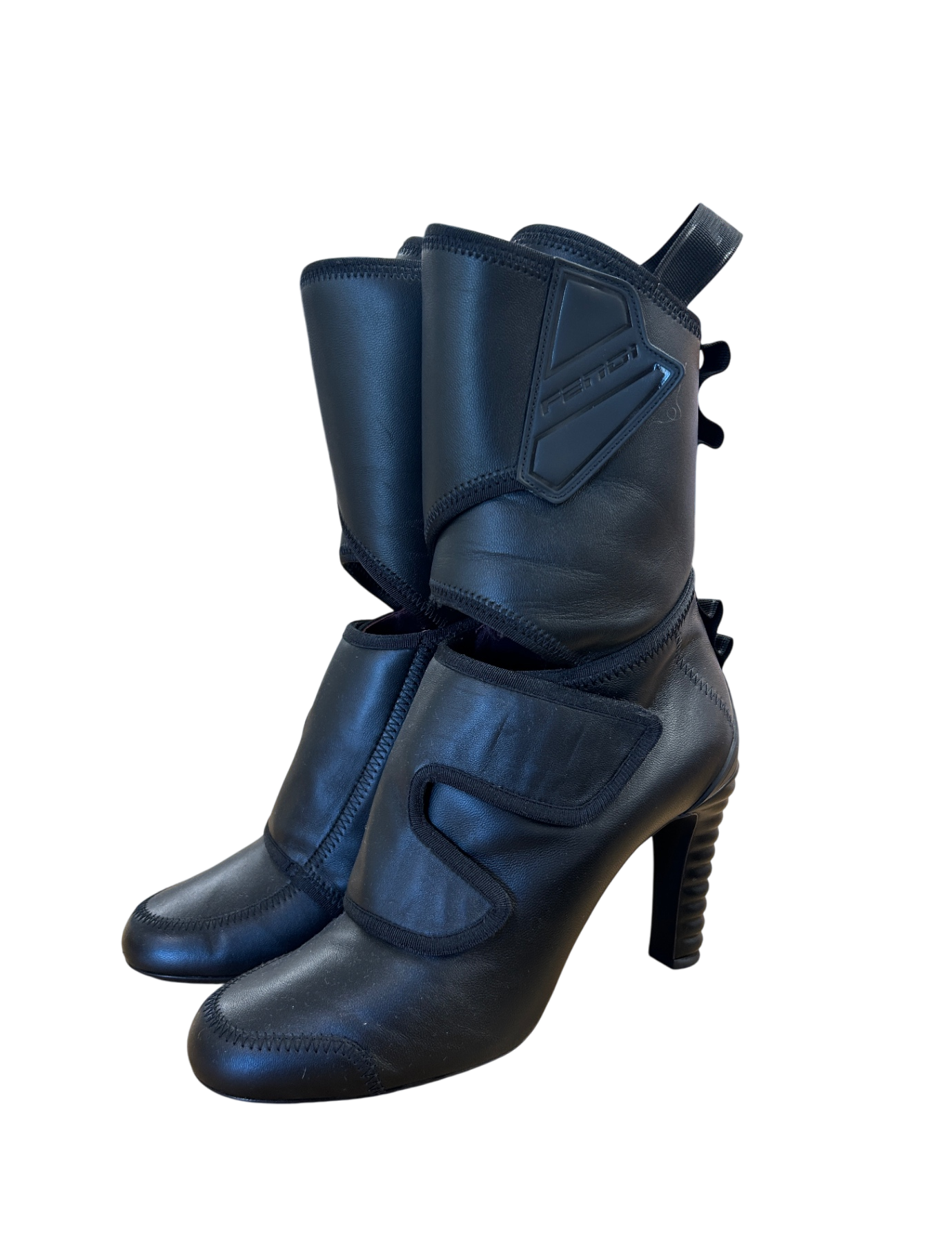 Fendi Stieflette 39 Schwarz Neu ohne Etikett