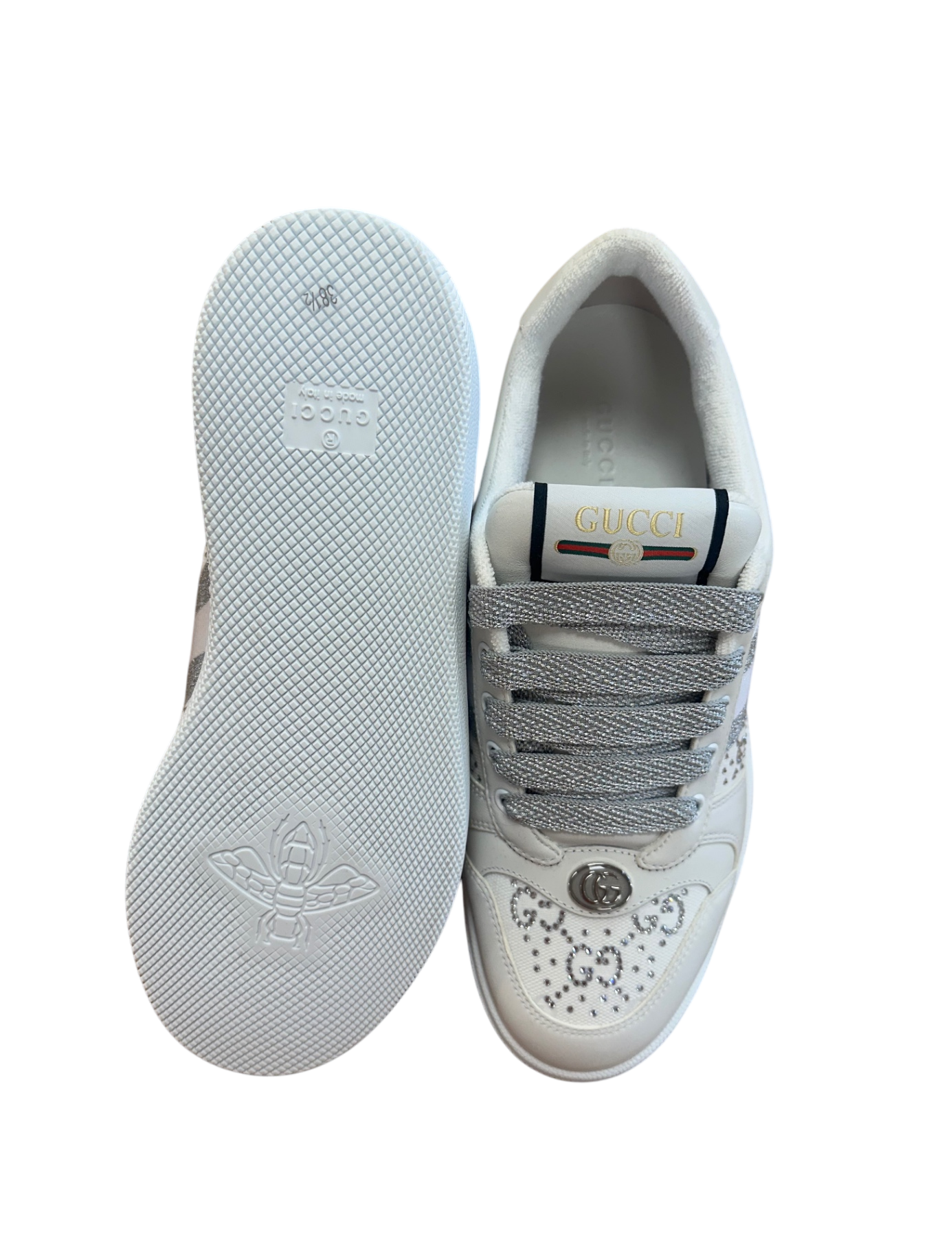 Gucci Sneaker 39 Weiß Neu ohne Etikett