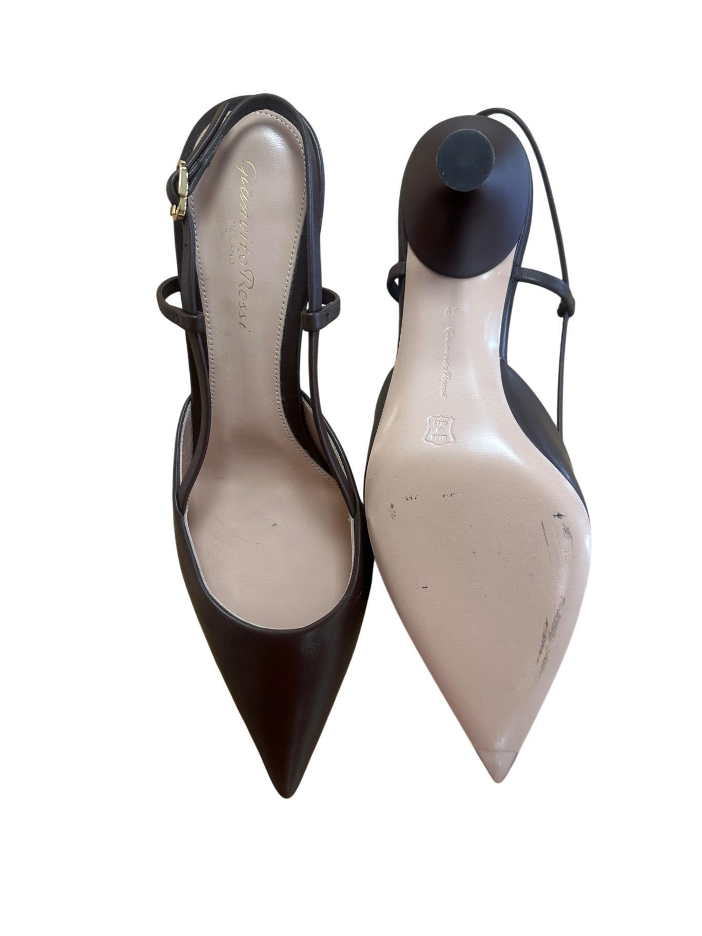Gianvito Rossi Slingpumps 39 Braun NEU