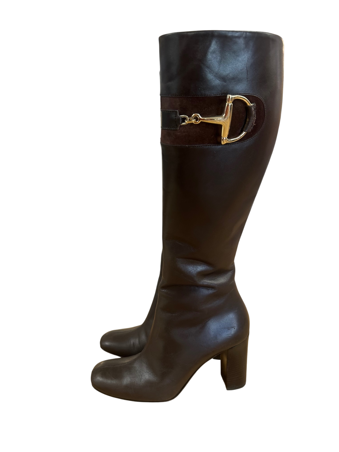 Gucci Stiefel 39 Dunkelbraun Sehr gut