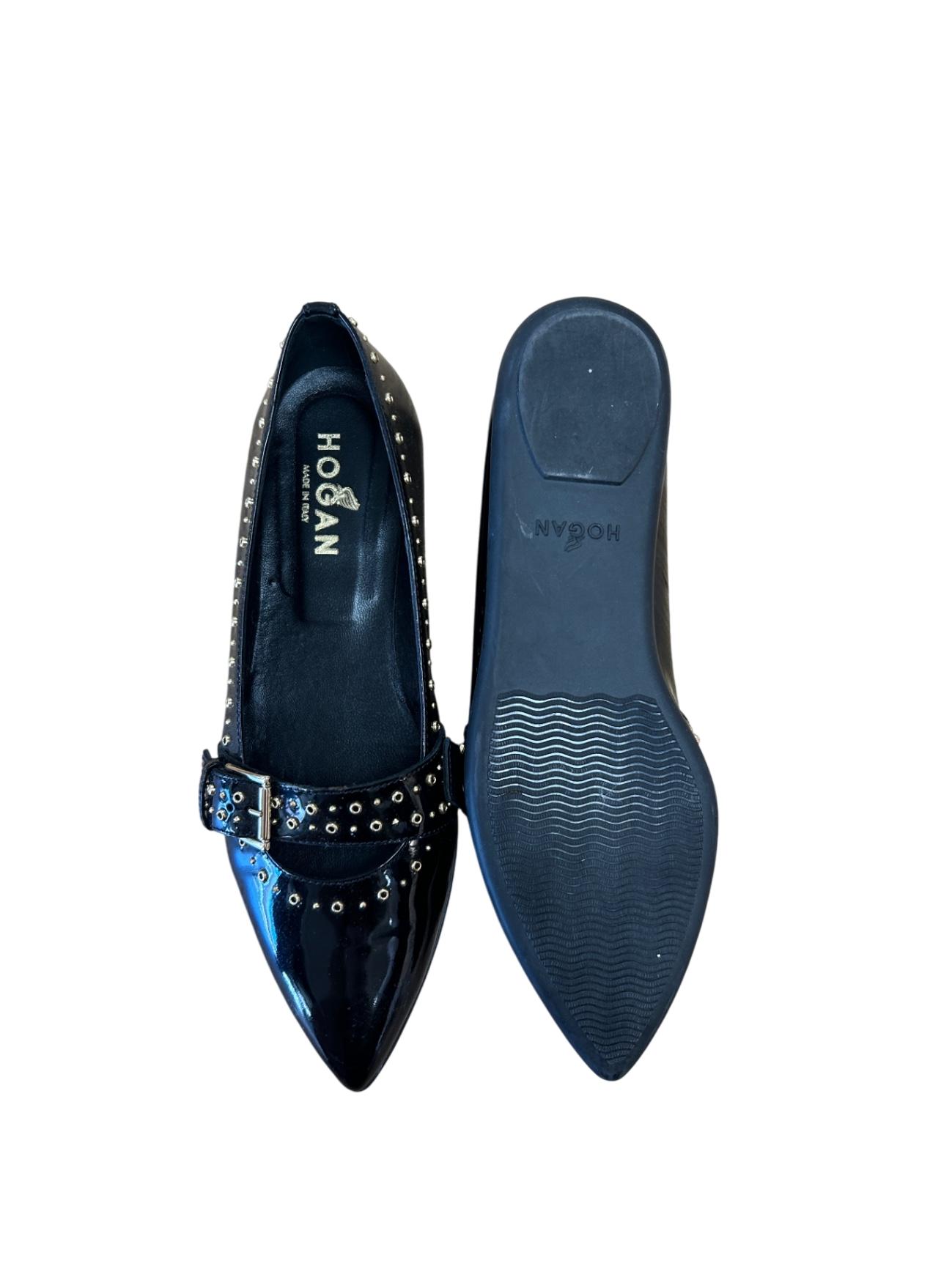 Hogan Schuhe 38 Schwarz Nieten NEU