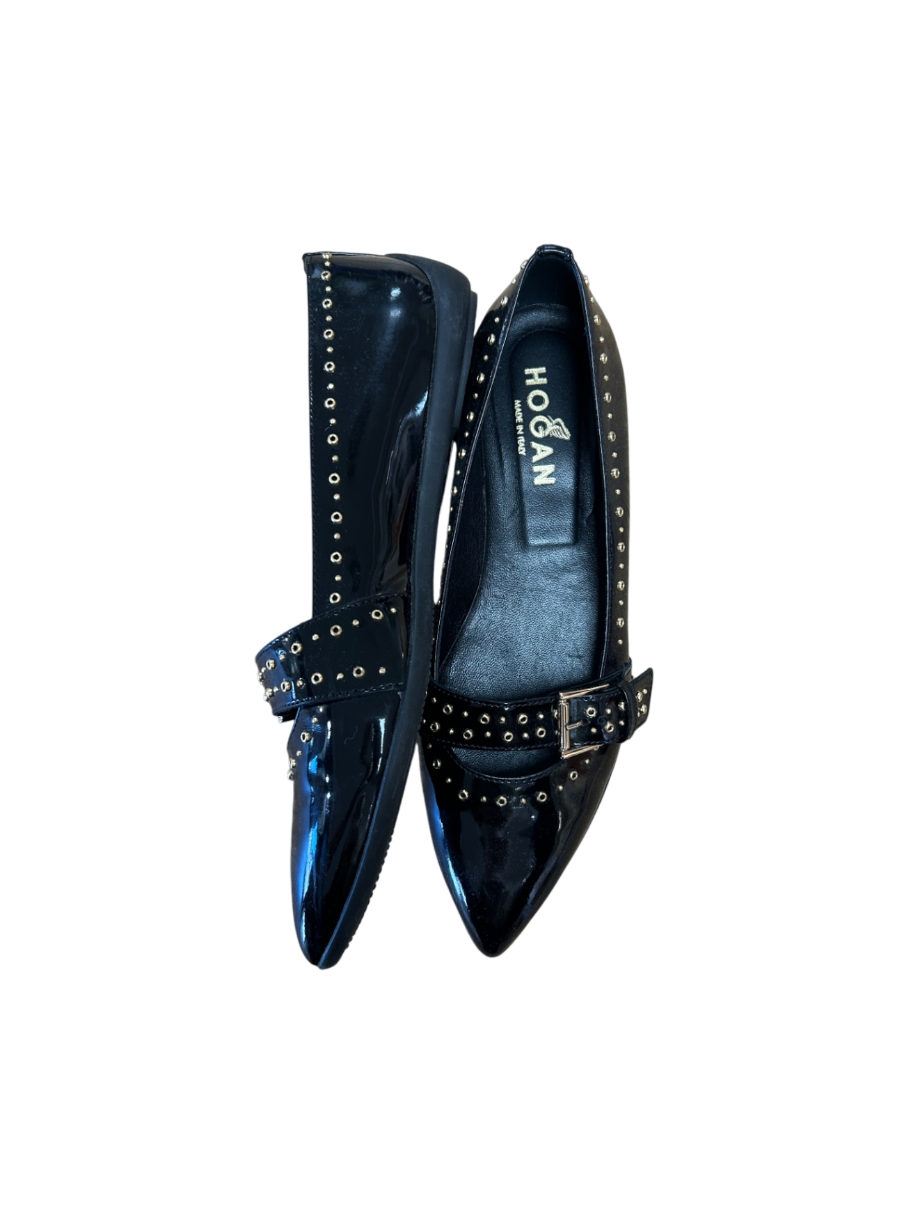 Hogan Schuhe 38 Schwarz Nieten NEU