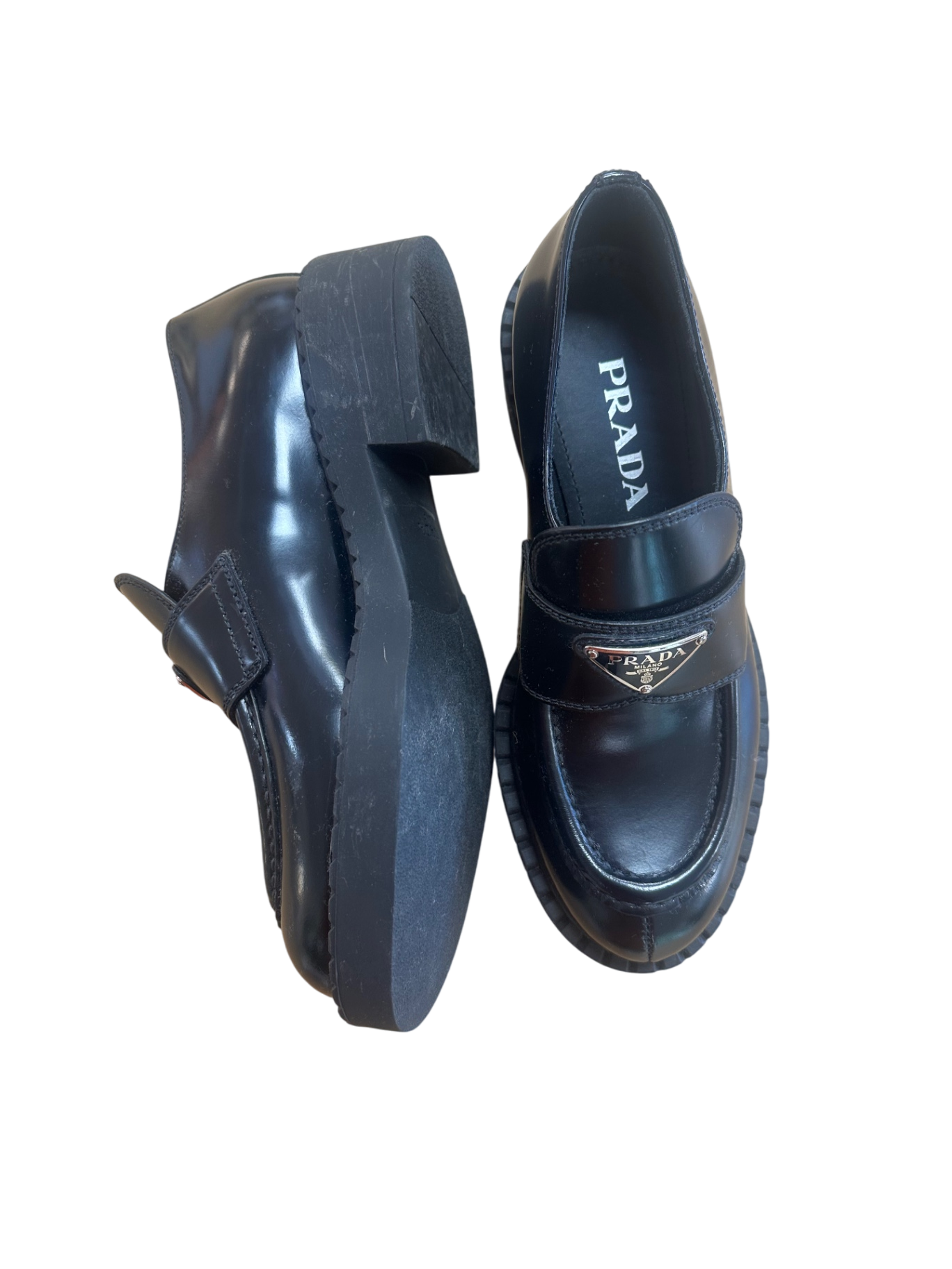 Prada Schuhe 38 Schwarz Neu ohne Etikett