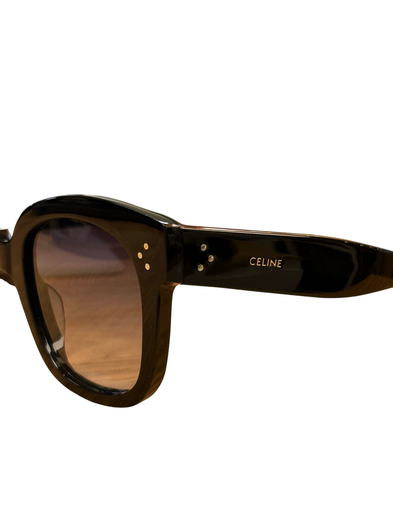 Celine Sonnenbrille Schwarz Sehr gut
