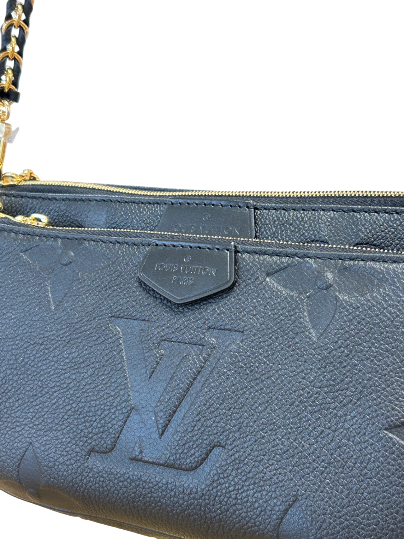 Louis Vuitton Handtasche/Multi-Pochette Schwarz Neu ohne Etikett