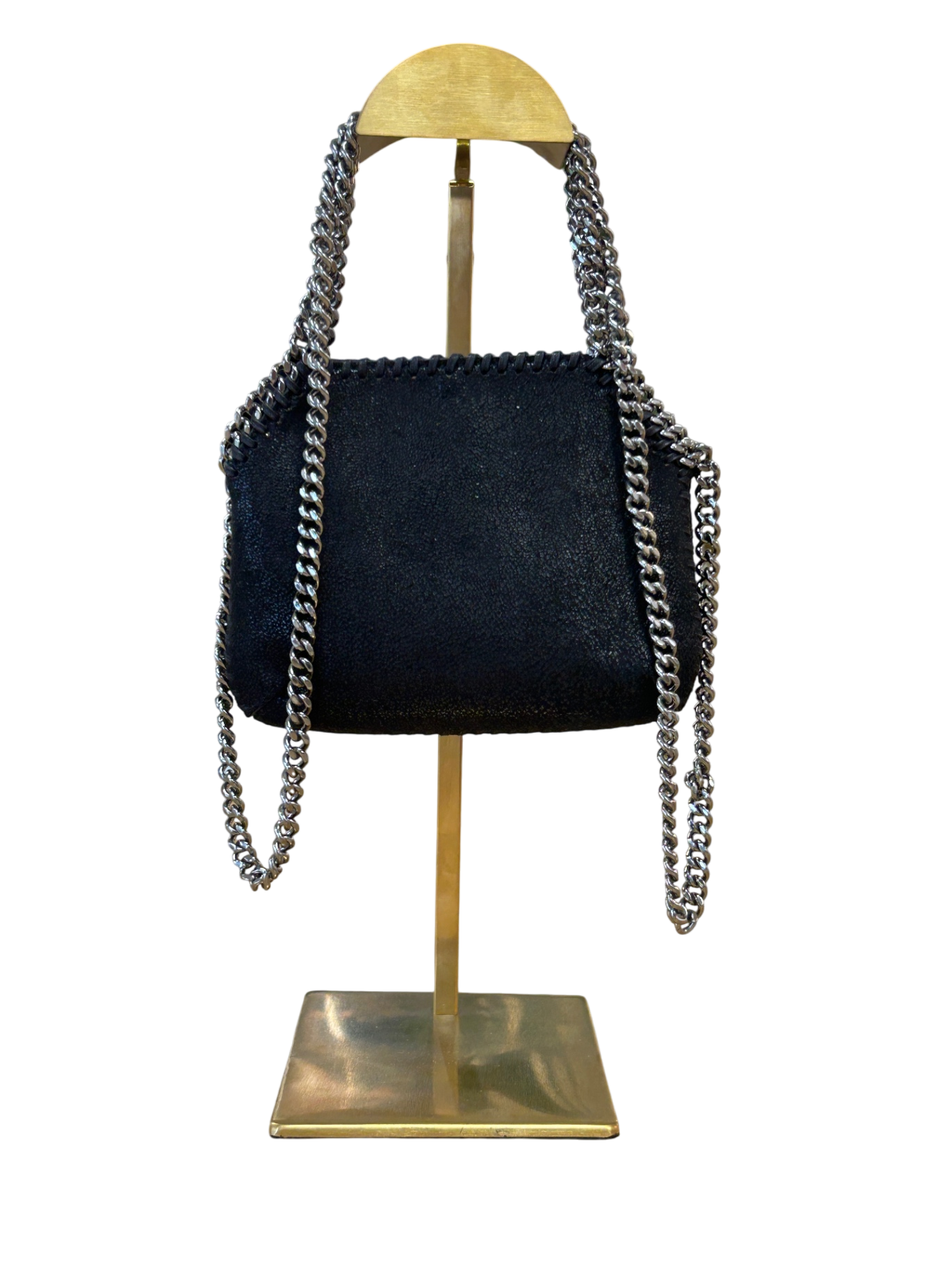 Stella McCartney bag, black/silver chain, new without tags