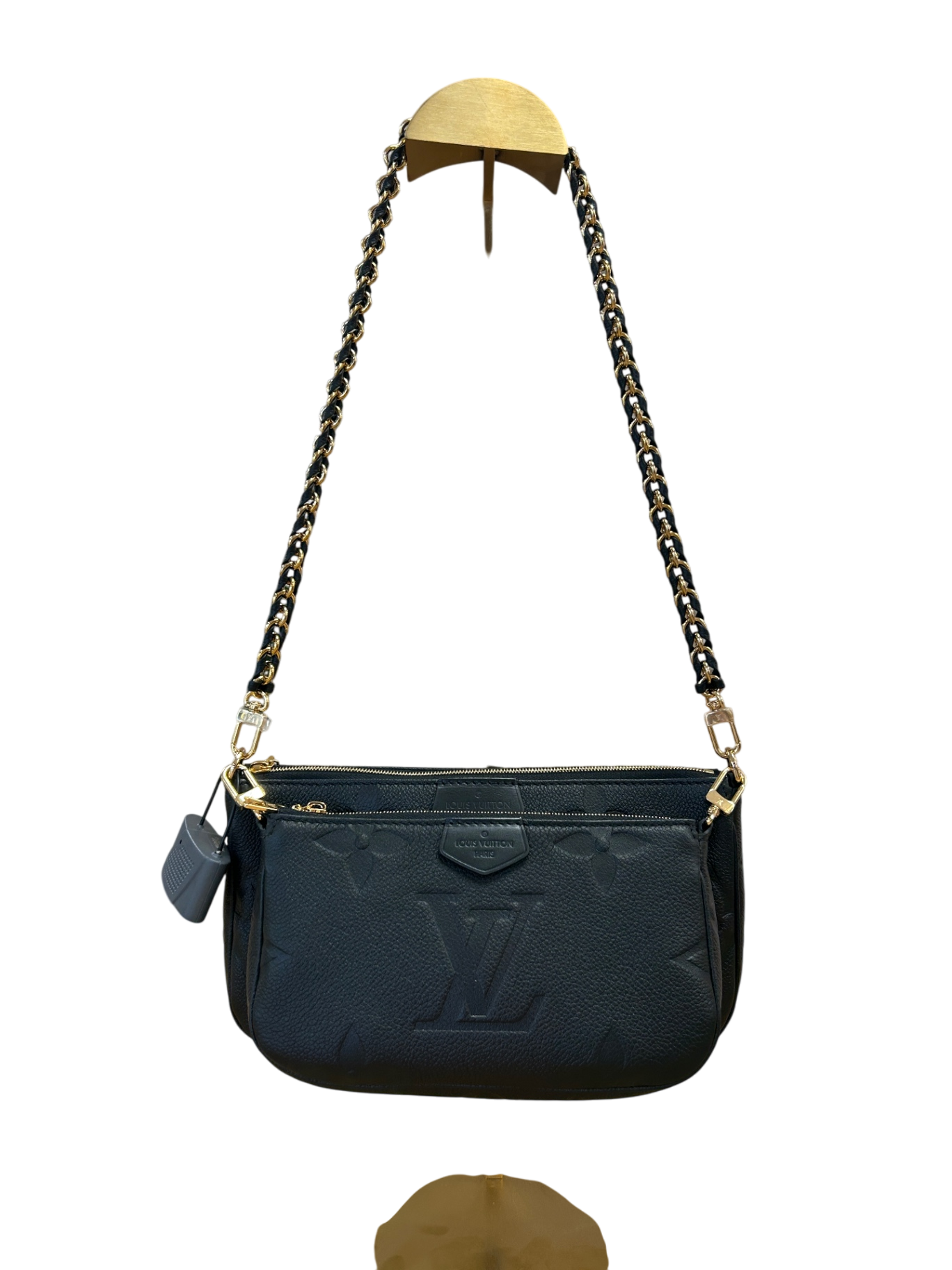 Louis Vuitton Handtasche/Multi-Pochette Schwarz Neu ohne Etikett