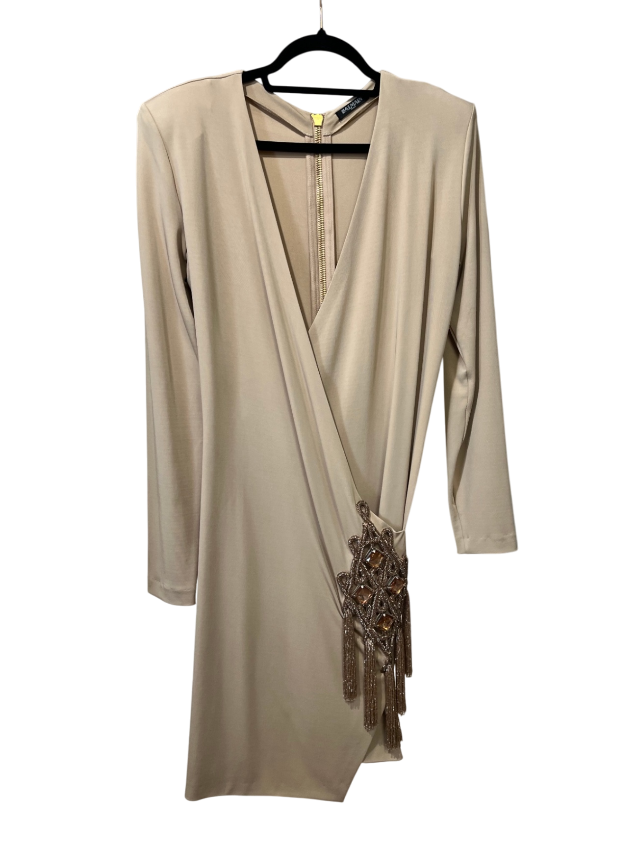Balmain dress, size 36, beige, very good