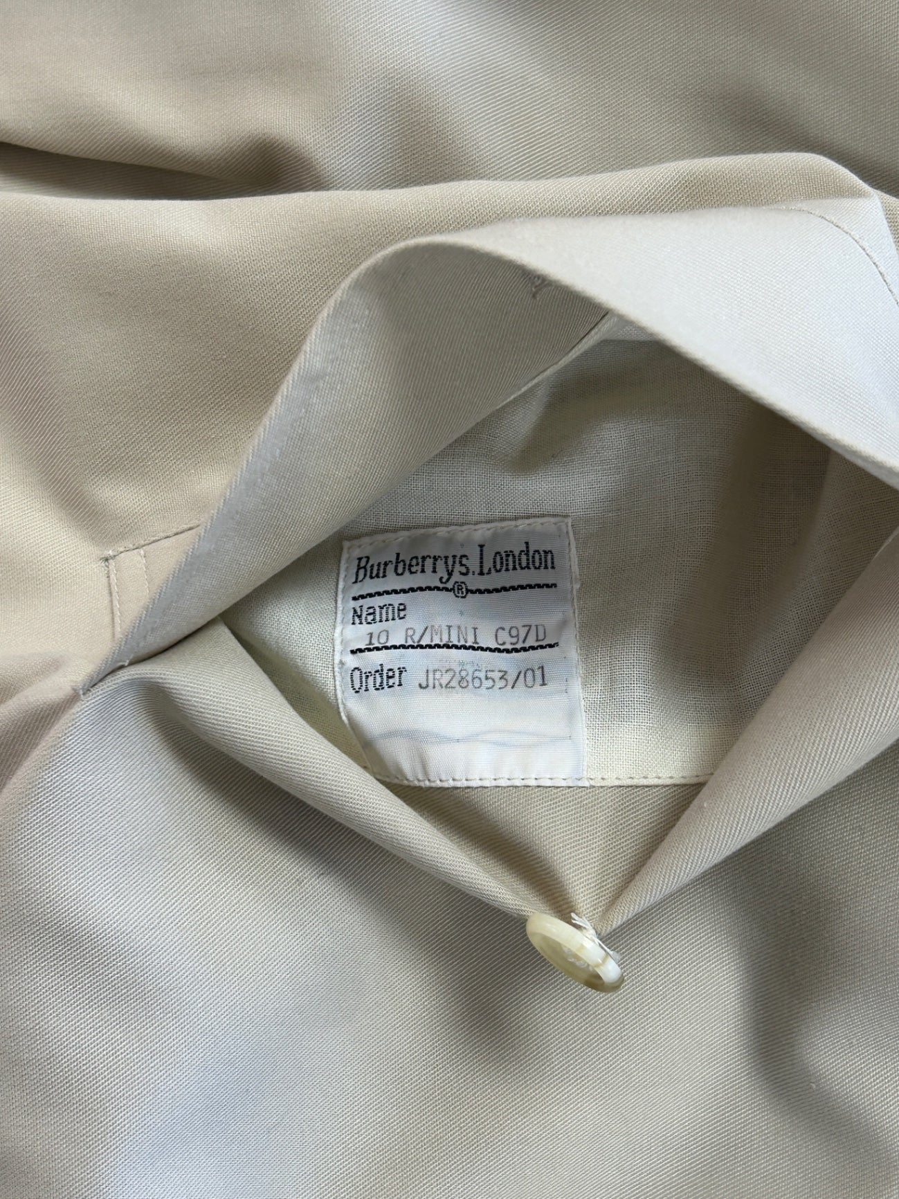 Burberry Mantel 38 Beige Gut