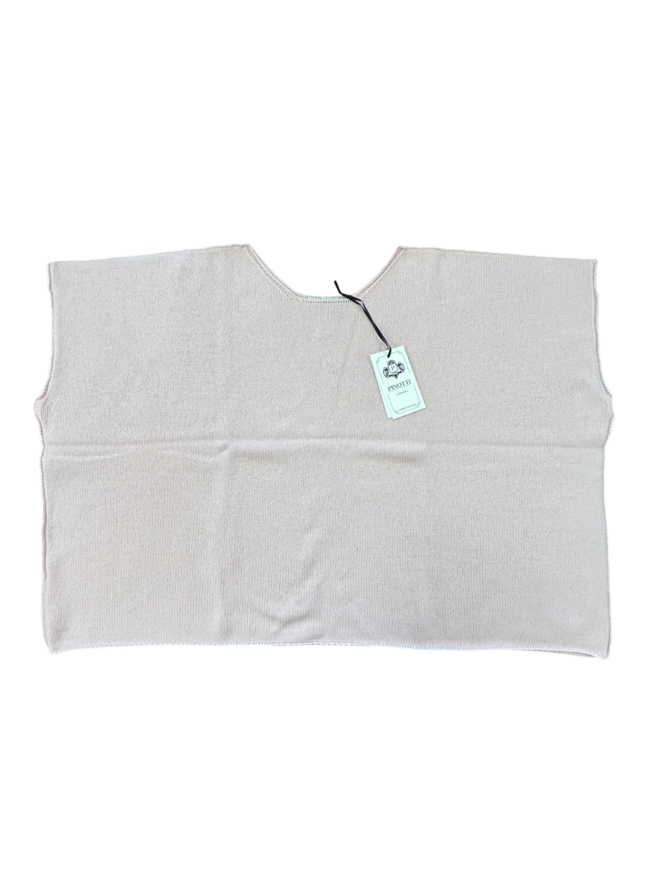 Pinotti Poncho Rosa 100% Cashmere Neu Uni