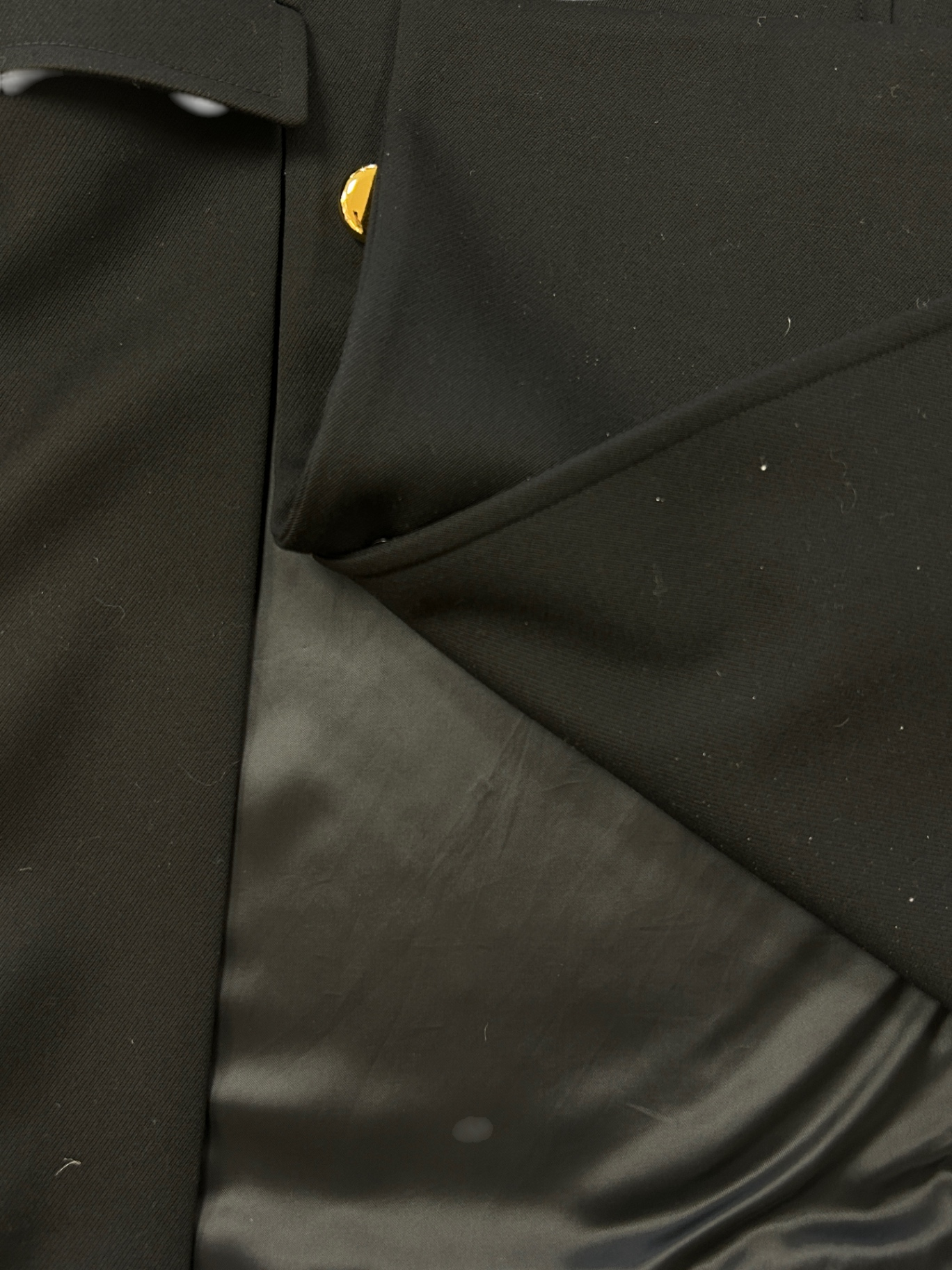 Prada Mantel 40 Schwarz und Creme Neu ohne Etikett