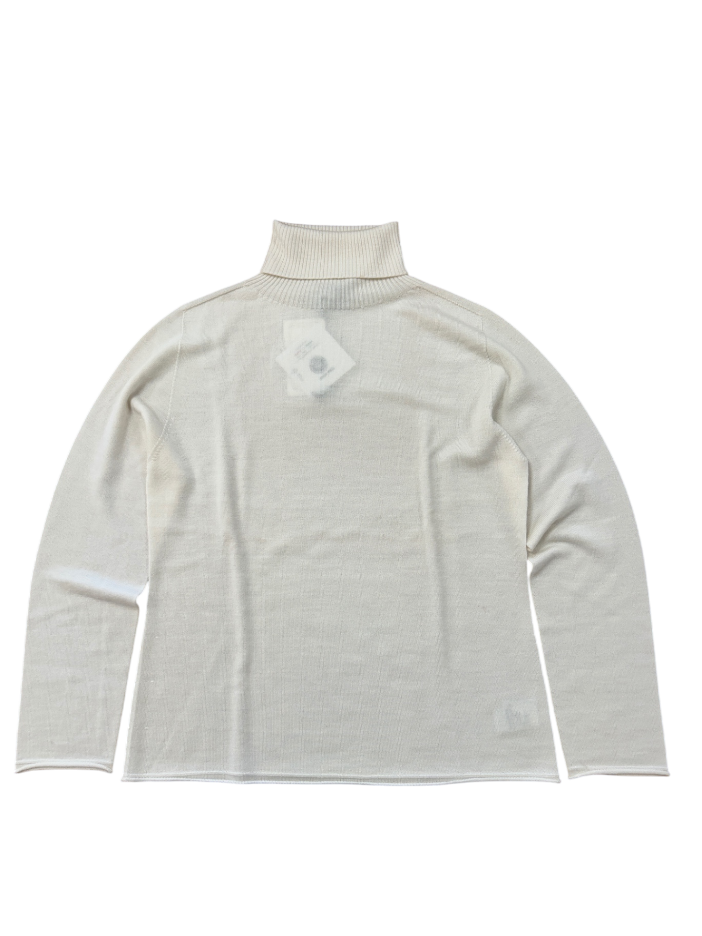 Pinotti Dolce Vita fine white 100% cashmere sweater, new, size 38