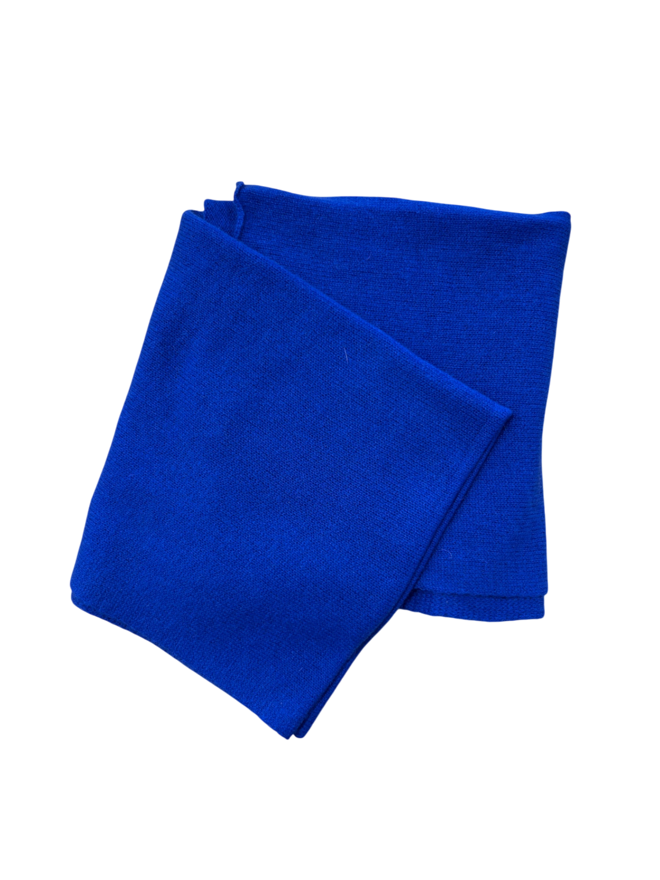 Pinotti Schal Royalblau 100% Cashmere Neu Uni