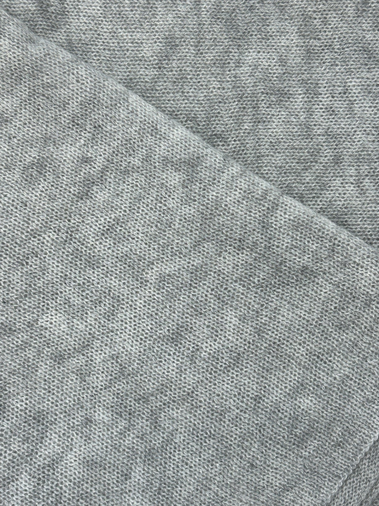 Pinotti Schal Hellgrau 100% Cashmere Neu Uni