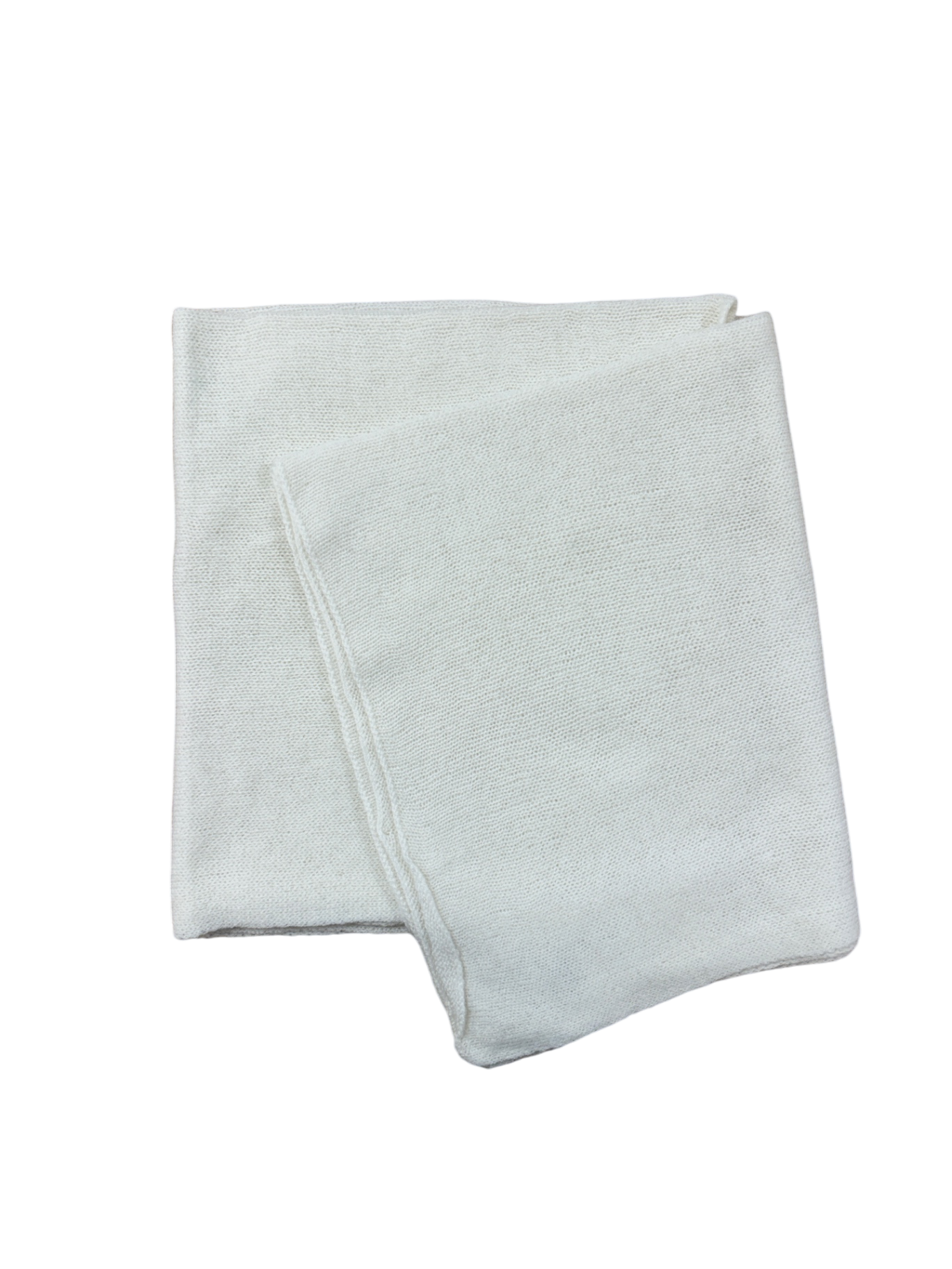 Pinotti Schal Weiß 100% Cashmere Neu Uni