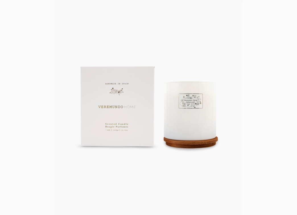 Veremundo Home Paris Duftkerze 15x15 Schwarze Vanille