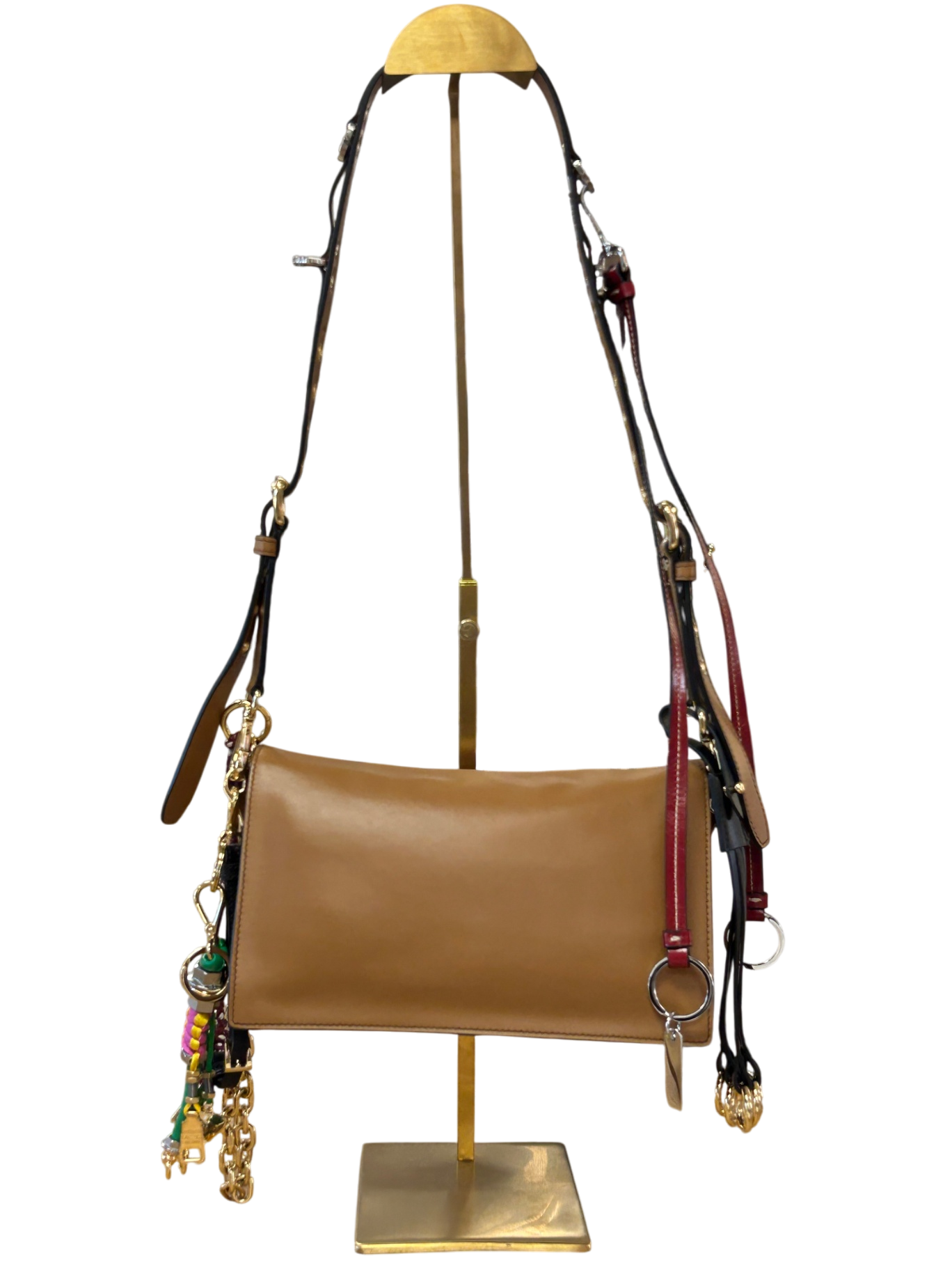 Prada Soft Sound Schultertasche in Brown/Camel