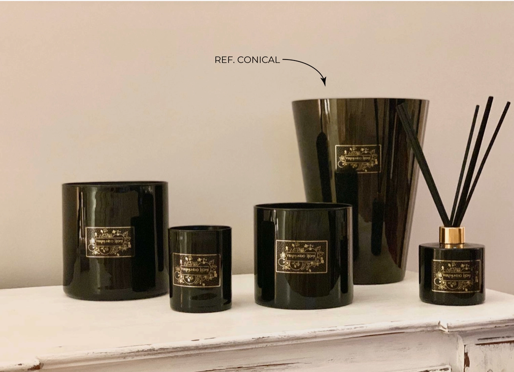 Veremundo Home Paris Duftkerze KONISCH Partchouli & Vanille