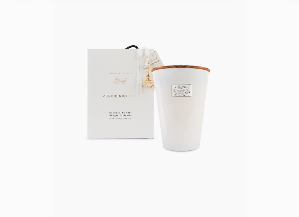 Veremundo Home Paris Duftkerze KONISCH Schwarze Vanille