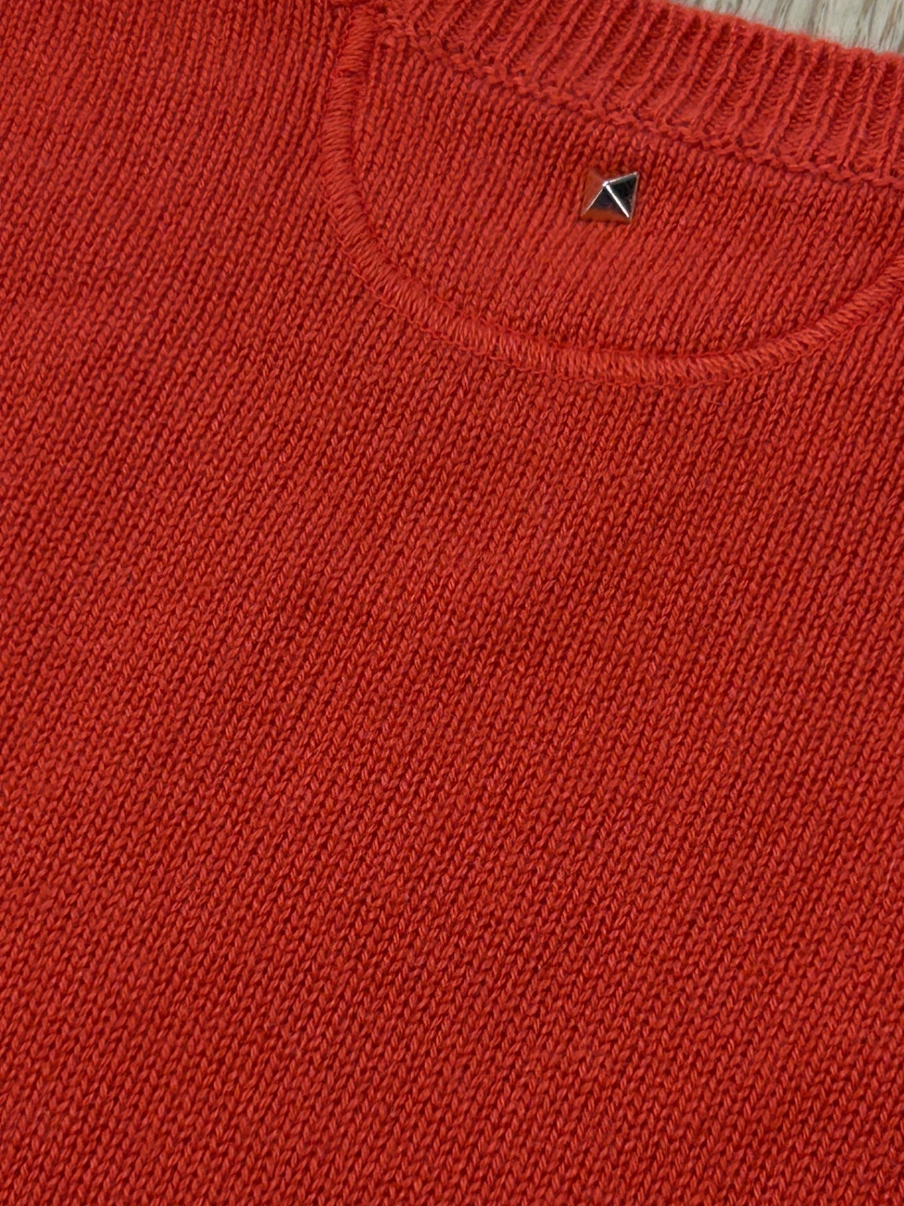 Valentino Pullover 100% Cashmere Orange-Korall
