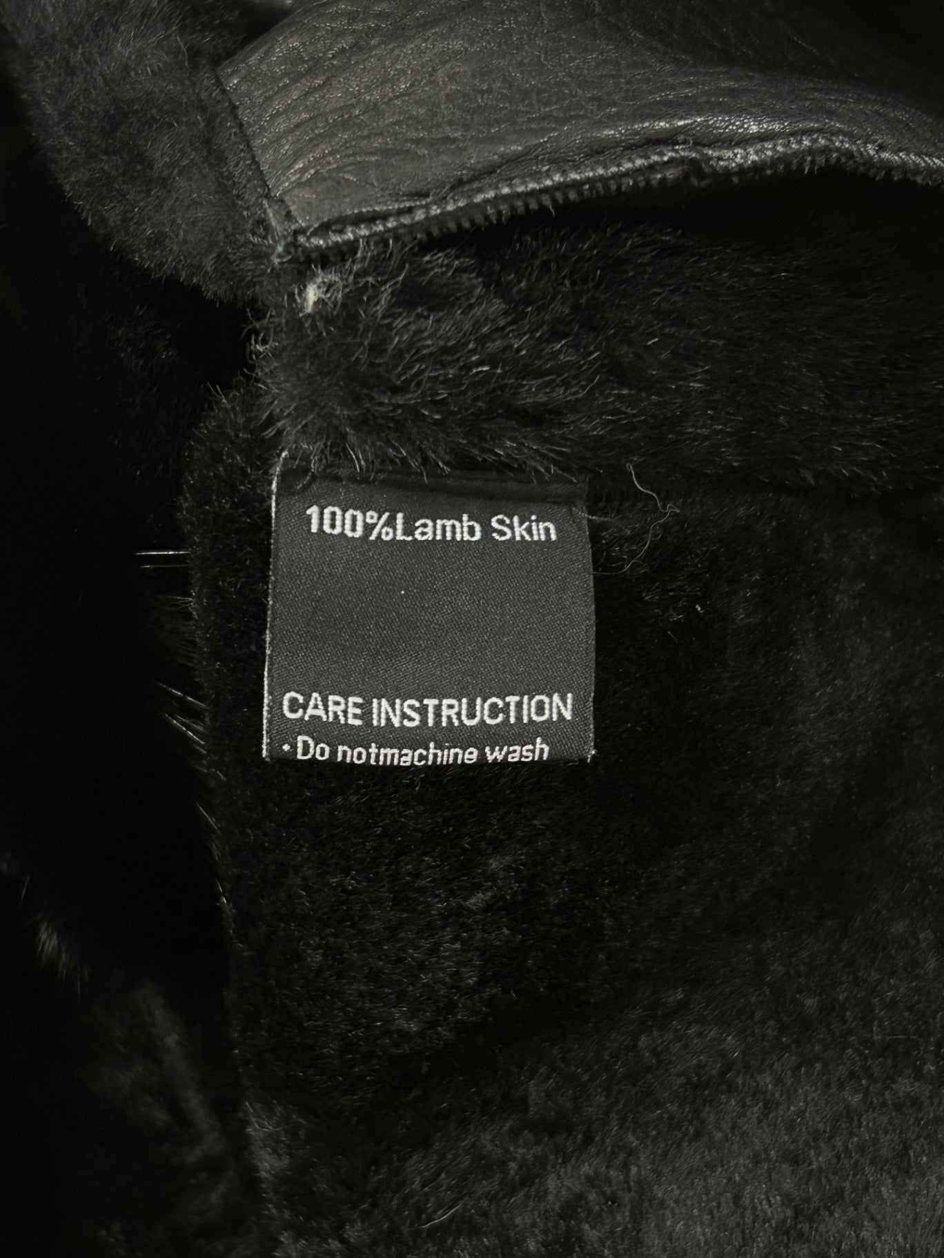 Schwarzer Lodenfrey Kurzmantel aus Lammfell & Nerz, 36