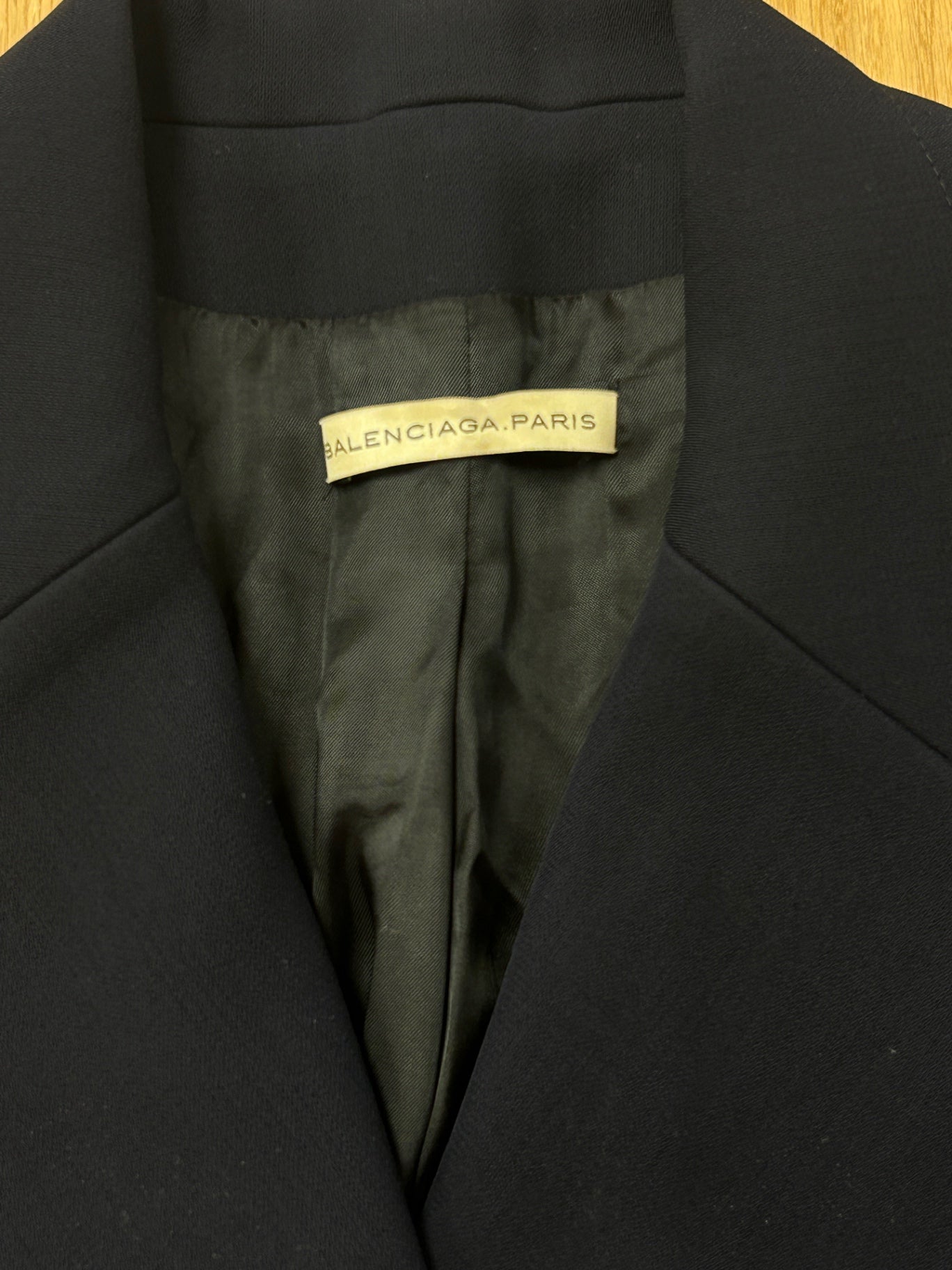Dunkelblauer Balenciaga Blazer, 38