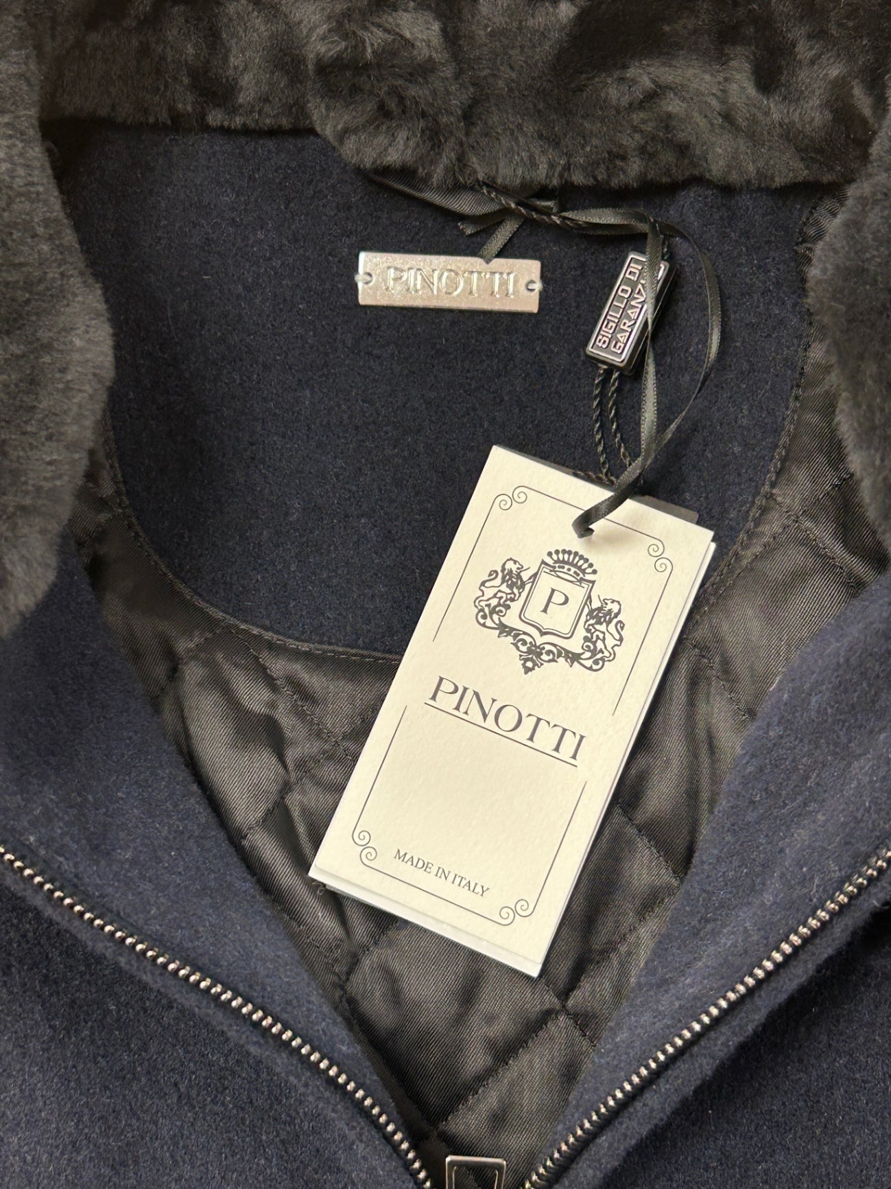 Dunkelblaue Pinotti Herrenjacke
