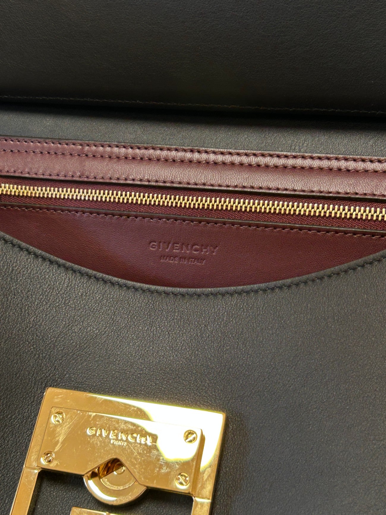 Givenchy Schwarz Leder
