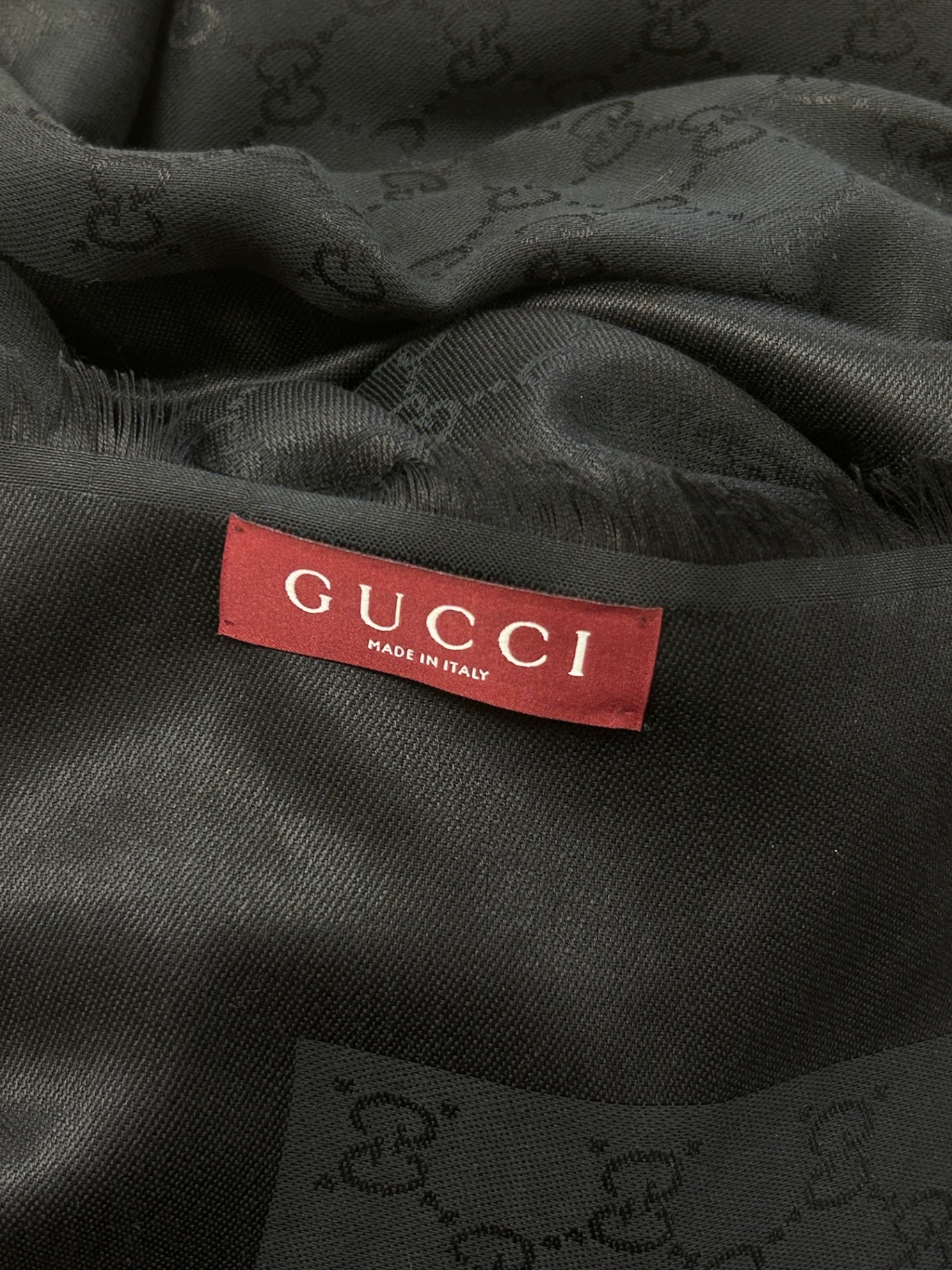 Gucci Schwarz 120x120 Wolle/ Seide