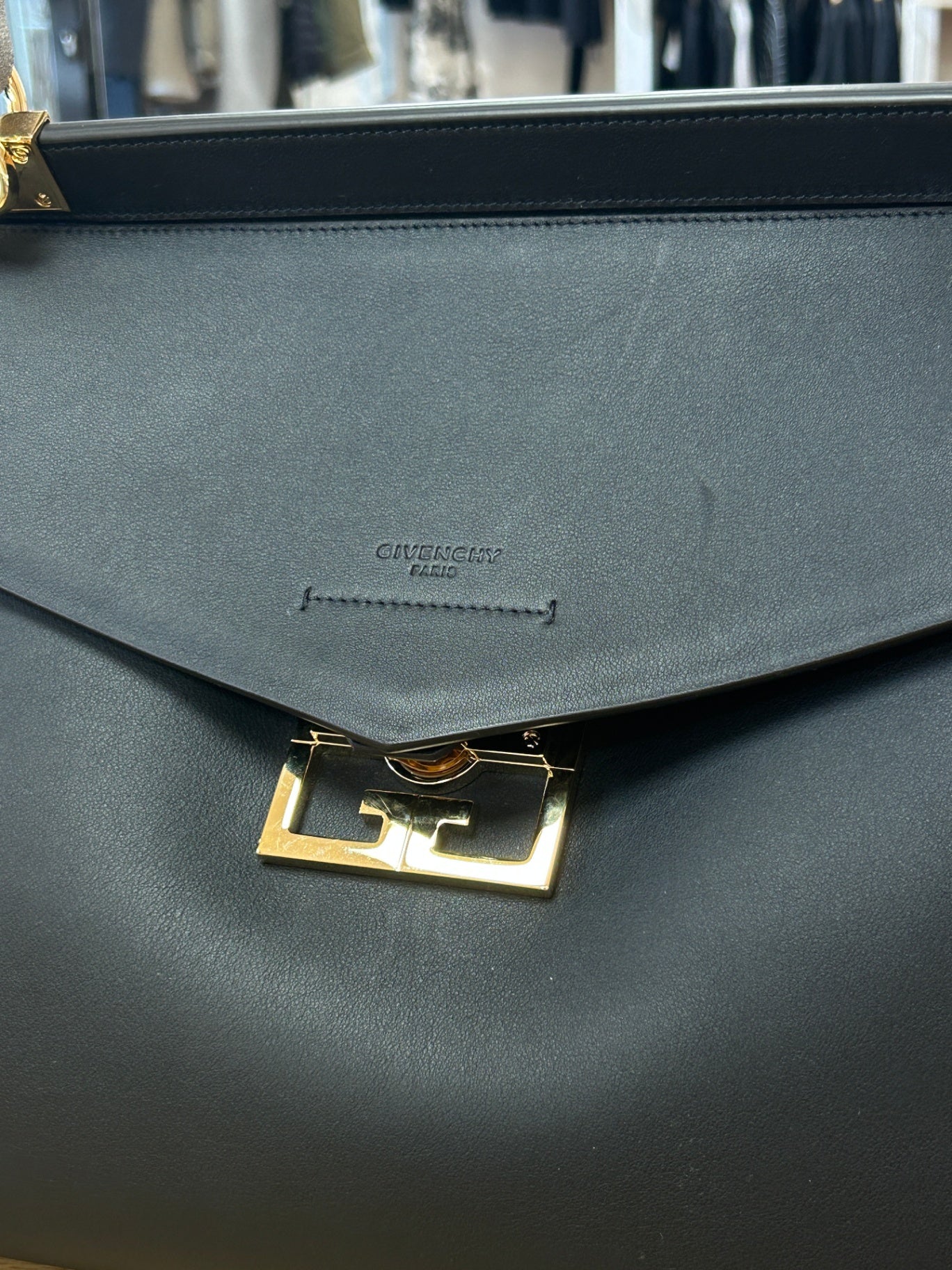 Givenchy Schwarz Leder