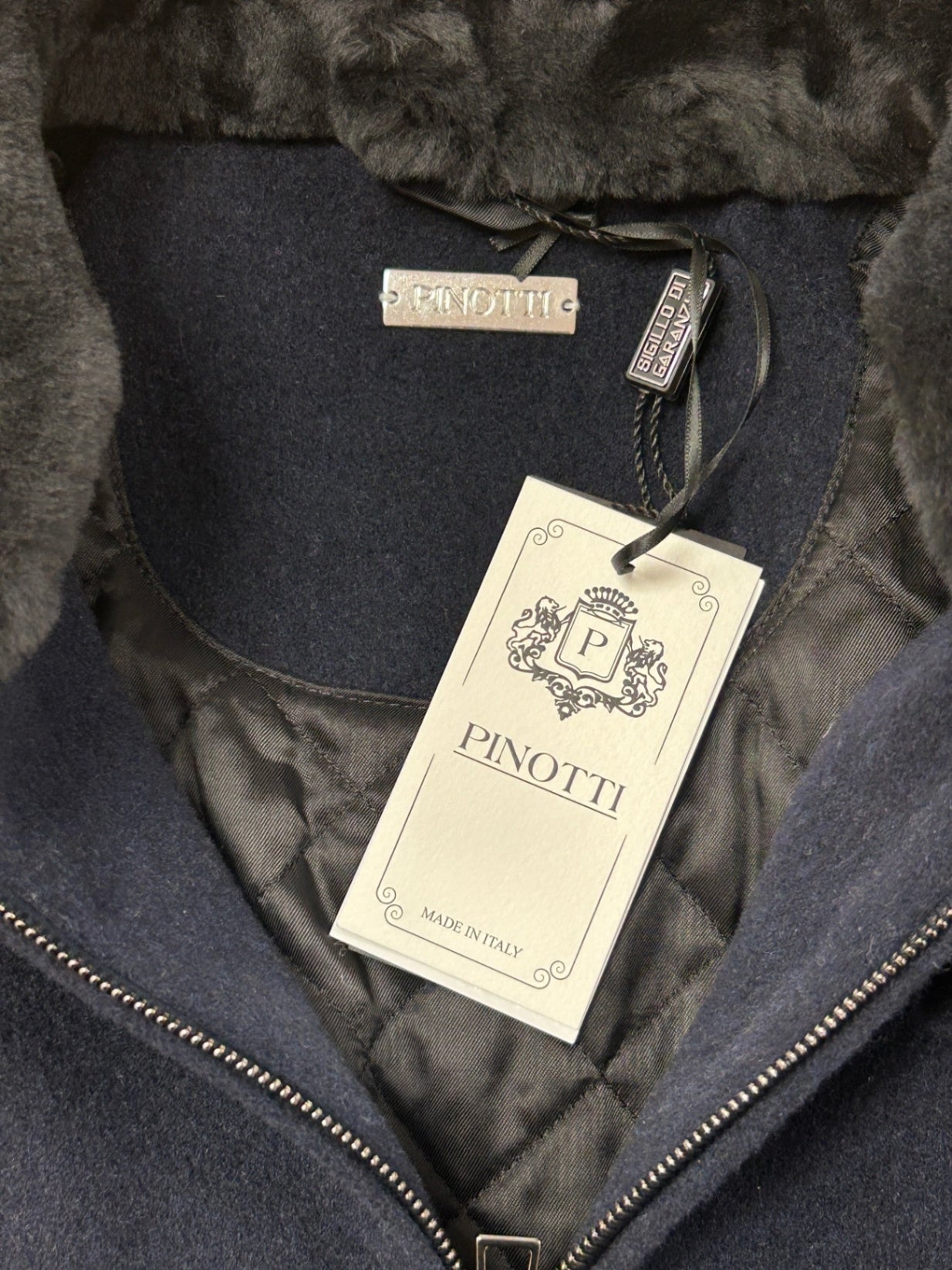 Dunkelblaue Pinotti Herrenjacke