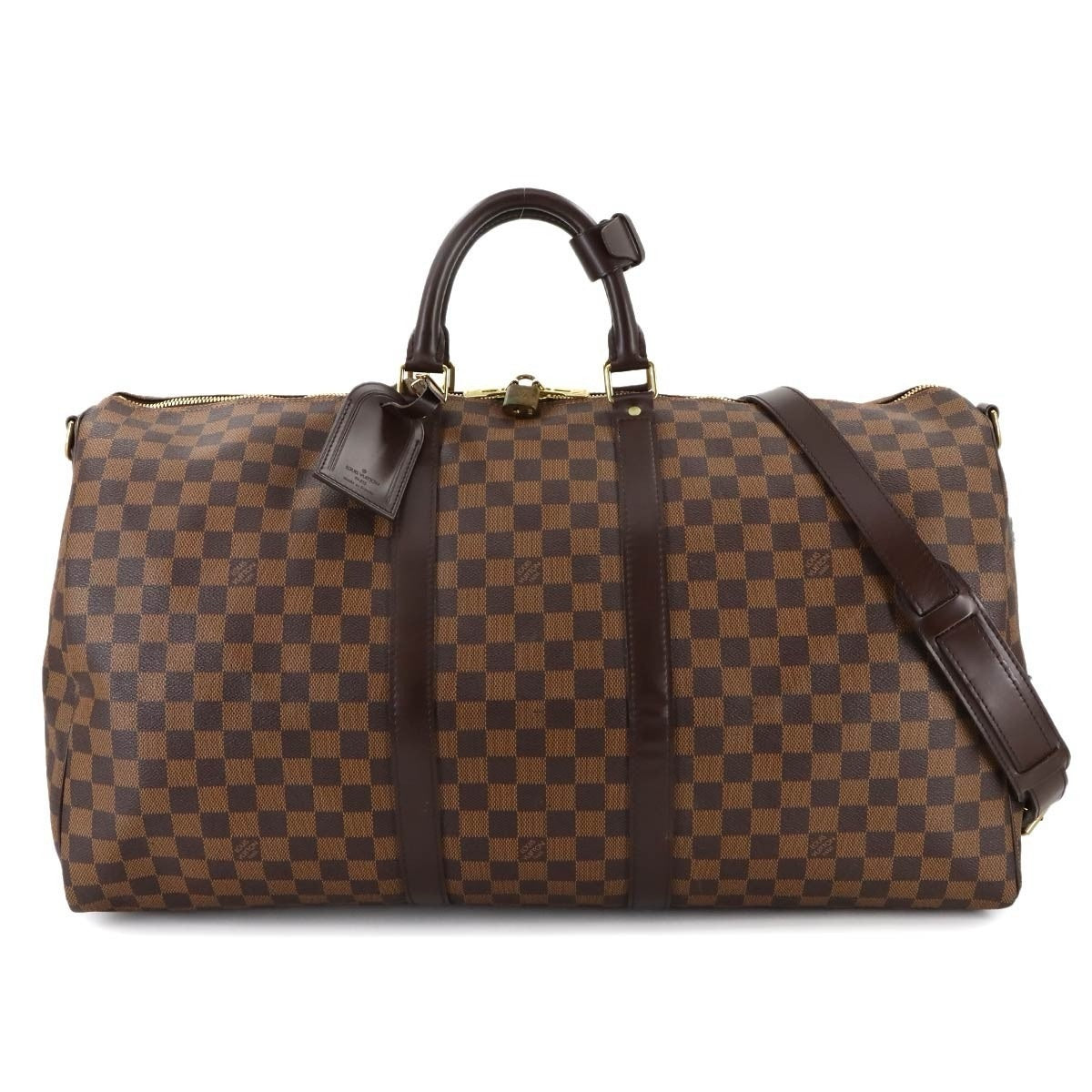 Louis Vuitton Keepall travel bag 55 Brown Very good