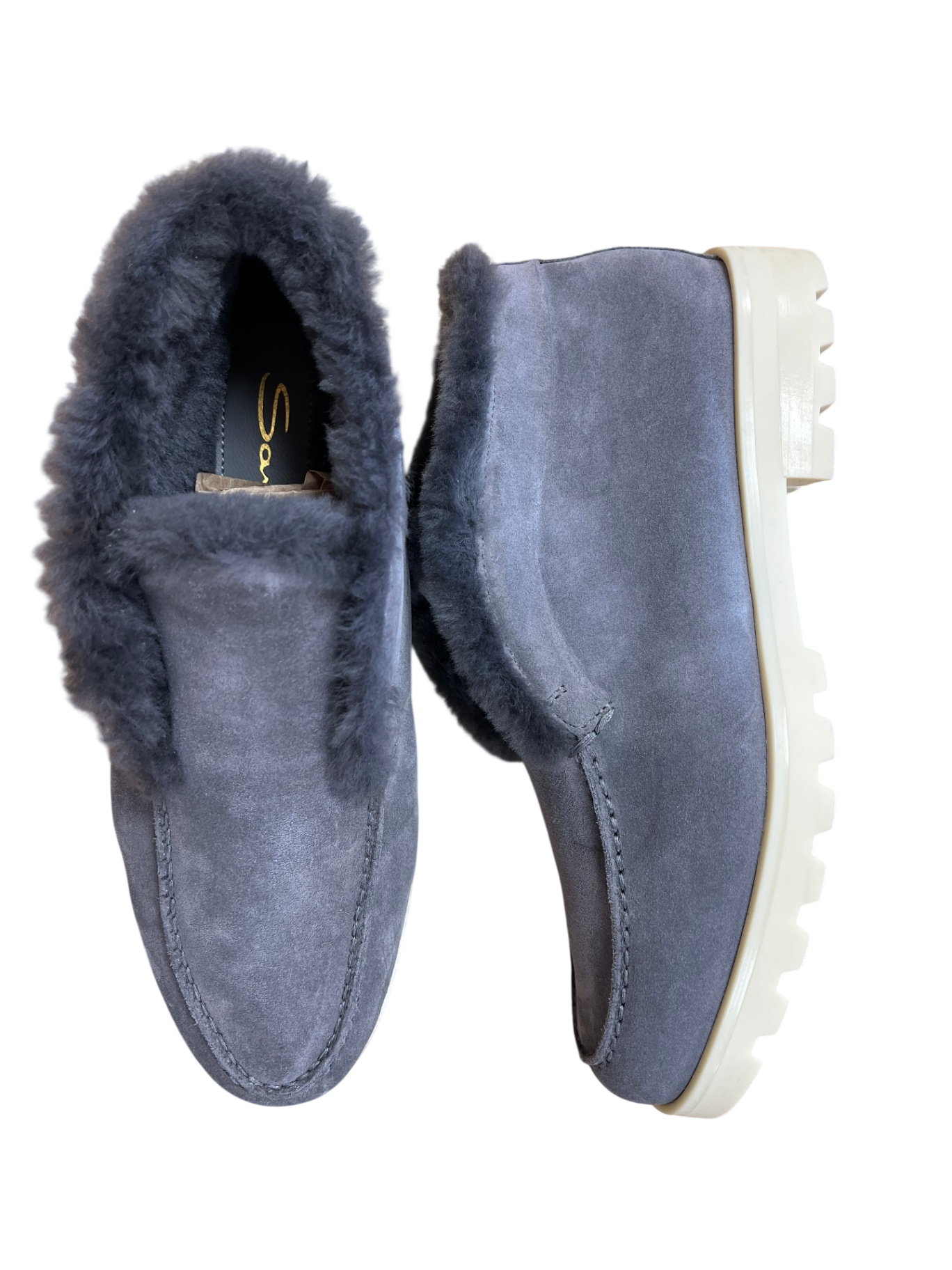 Santoni Grau 39 Leder