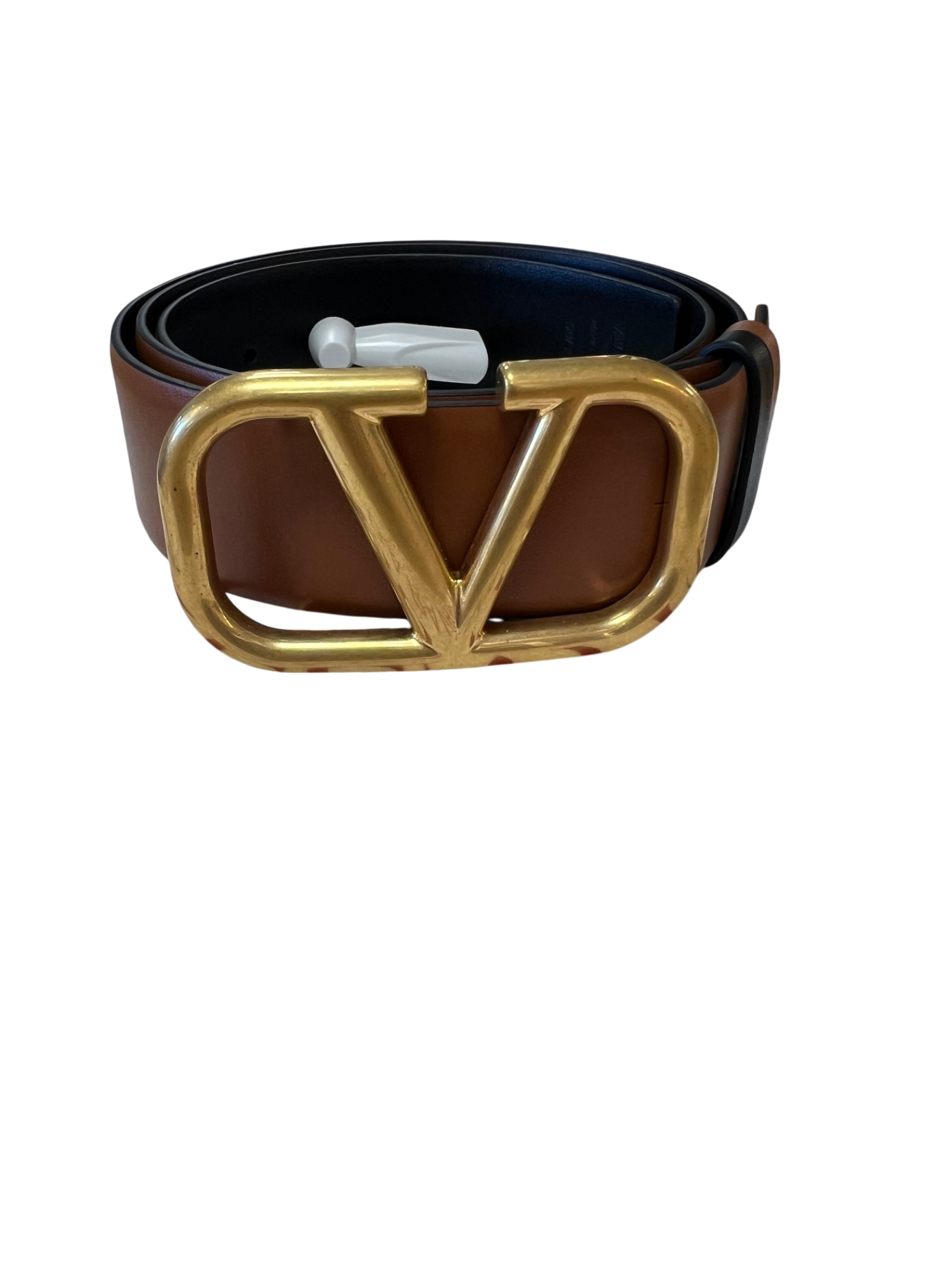 Valentino Braun und Schwarz 90/4cm Leder