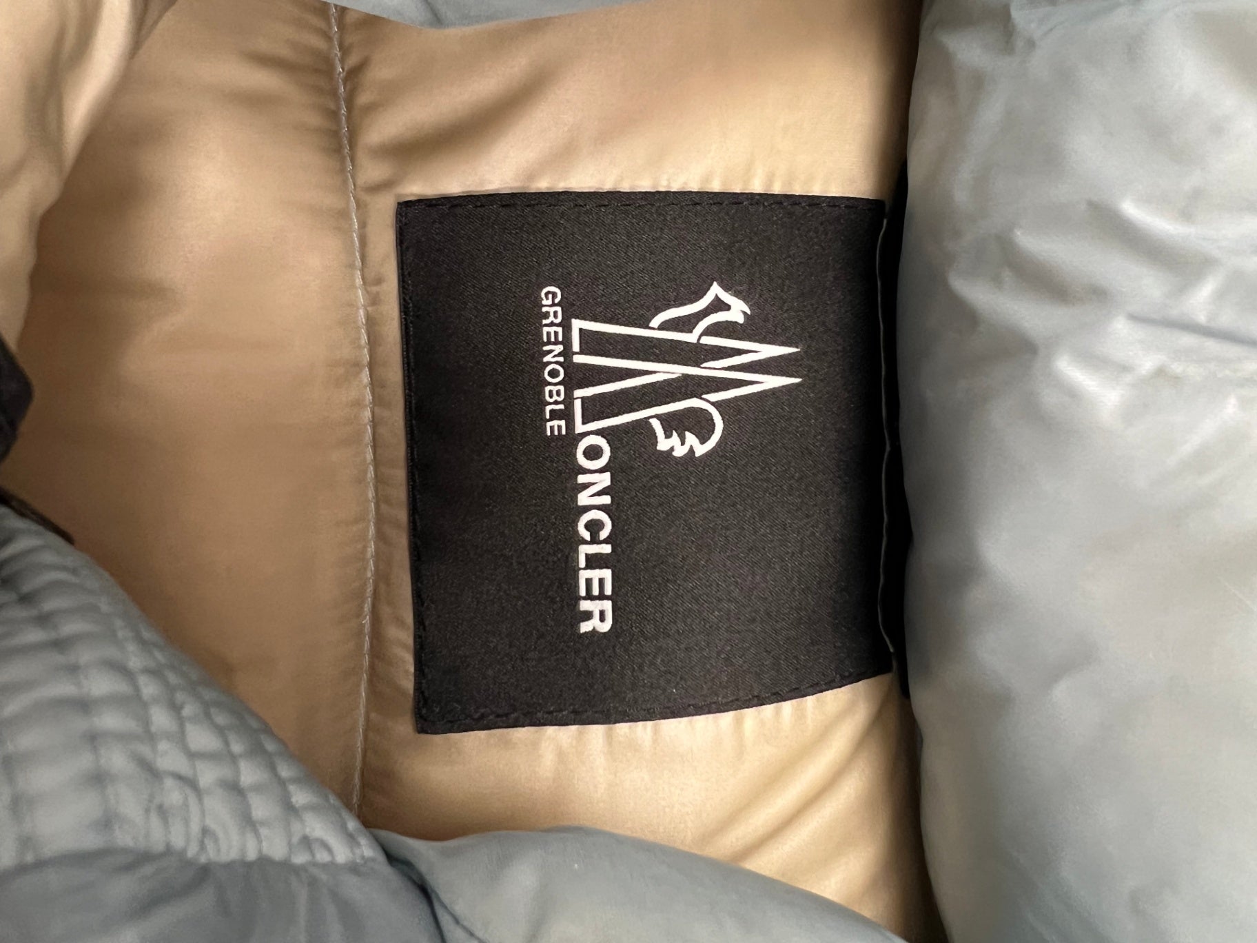 Moncler Hellblau 38 Polyamid/Daunen