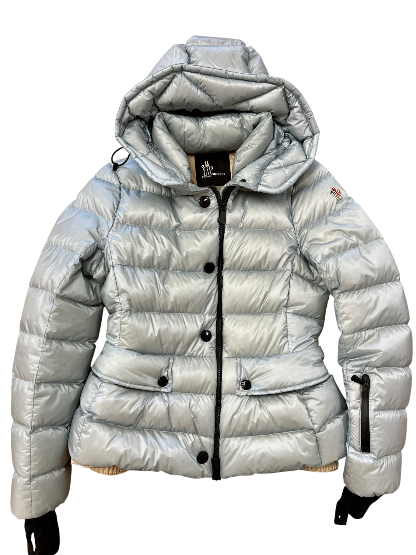 Moncler Hellblau 38 Polyamid/Daunen