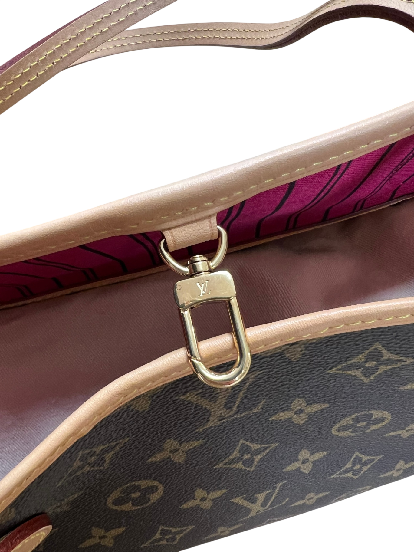 Louis Vuitton Neverfull PM Insideout Monogram/Rose Pondichery Coated Canvas/Leather
